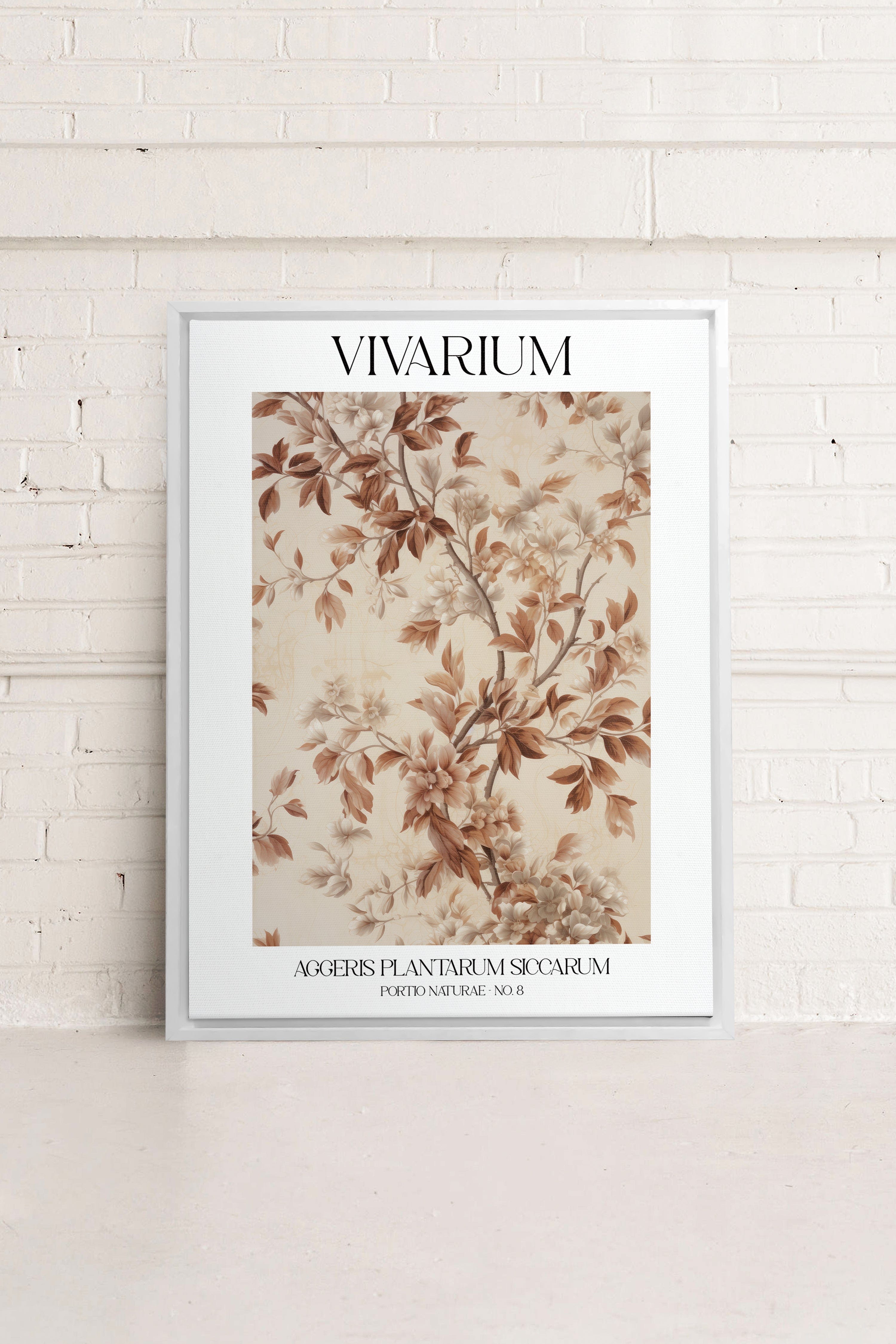 DRIED GARDEN, Oeuvre sur toile étiré