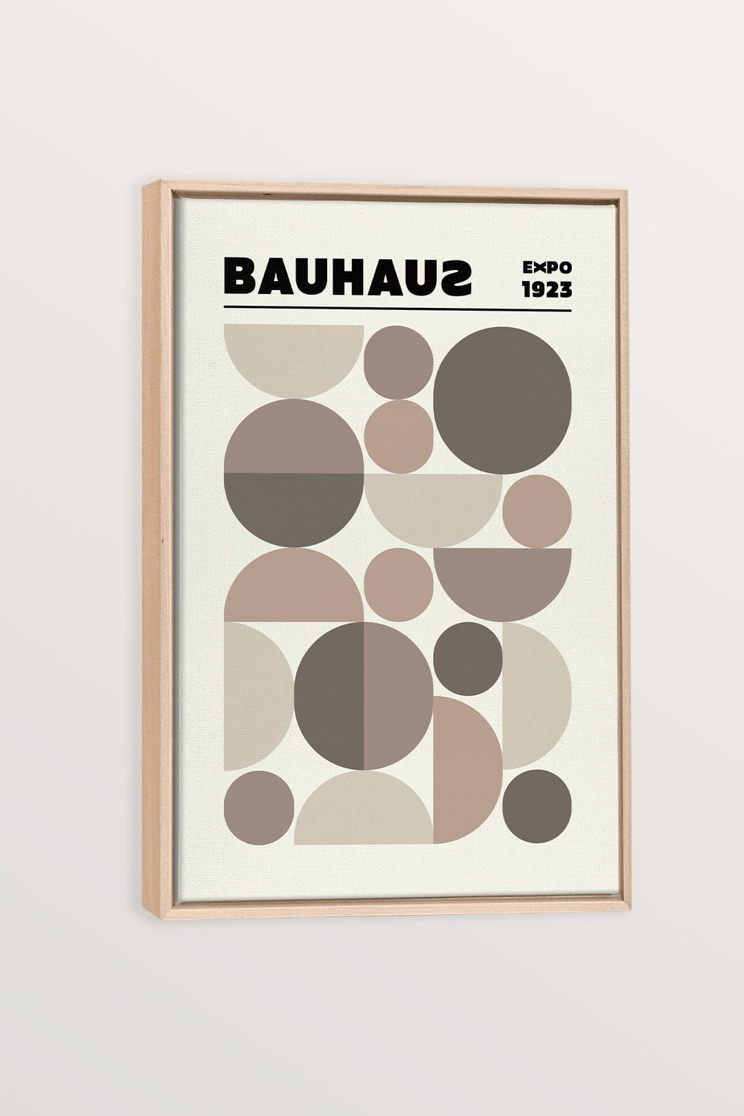 Round sculptures, toile imprimée