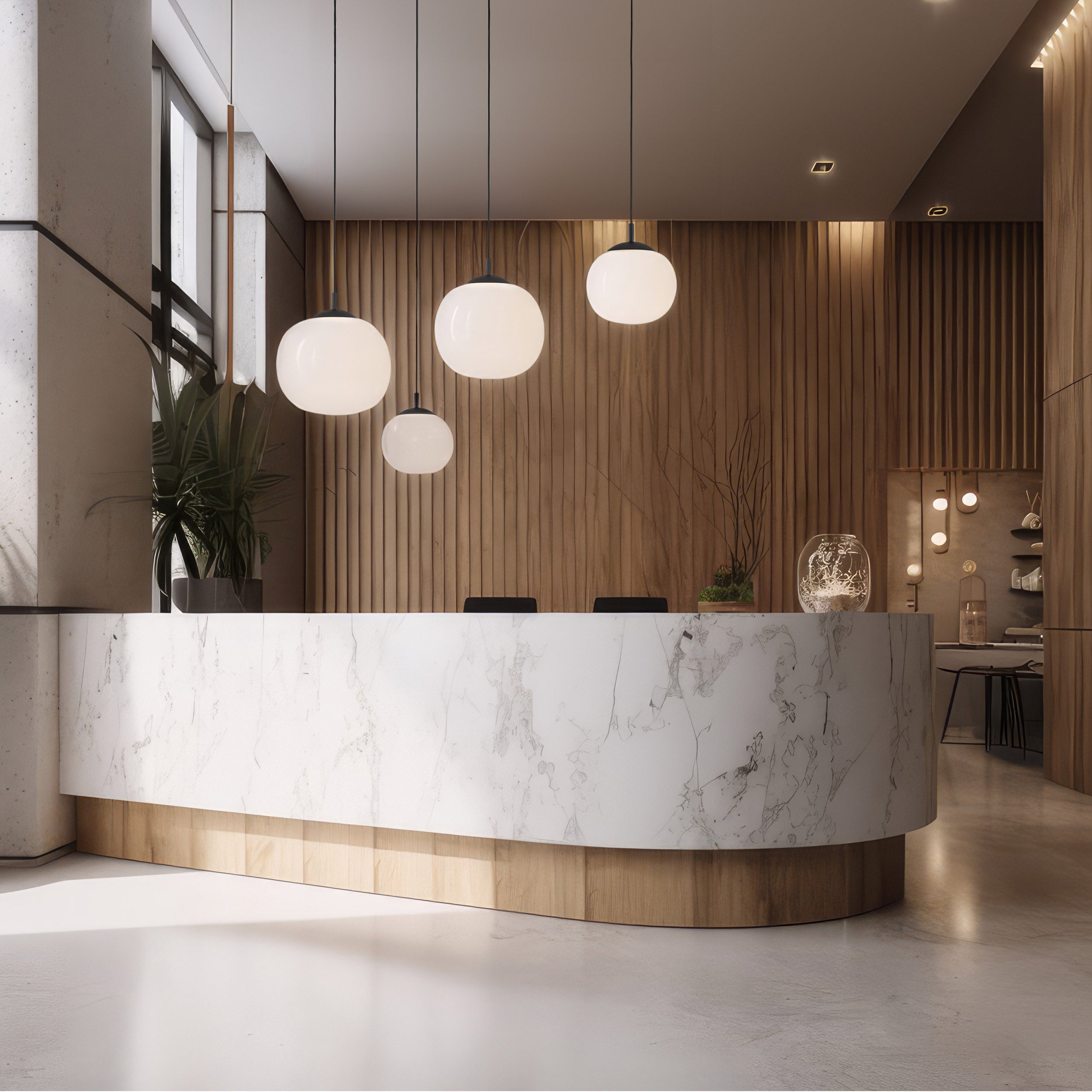 Lampe Suspendue VIBE Scandinave en Verre Blanc | Suspension Élégante et Moderne