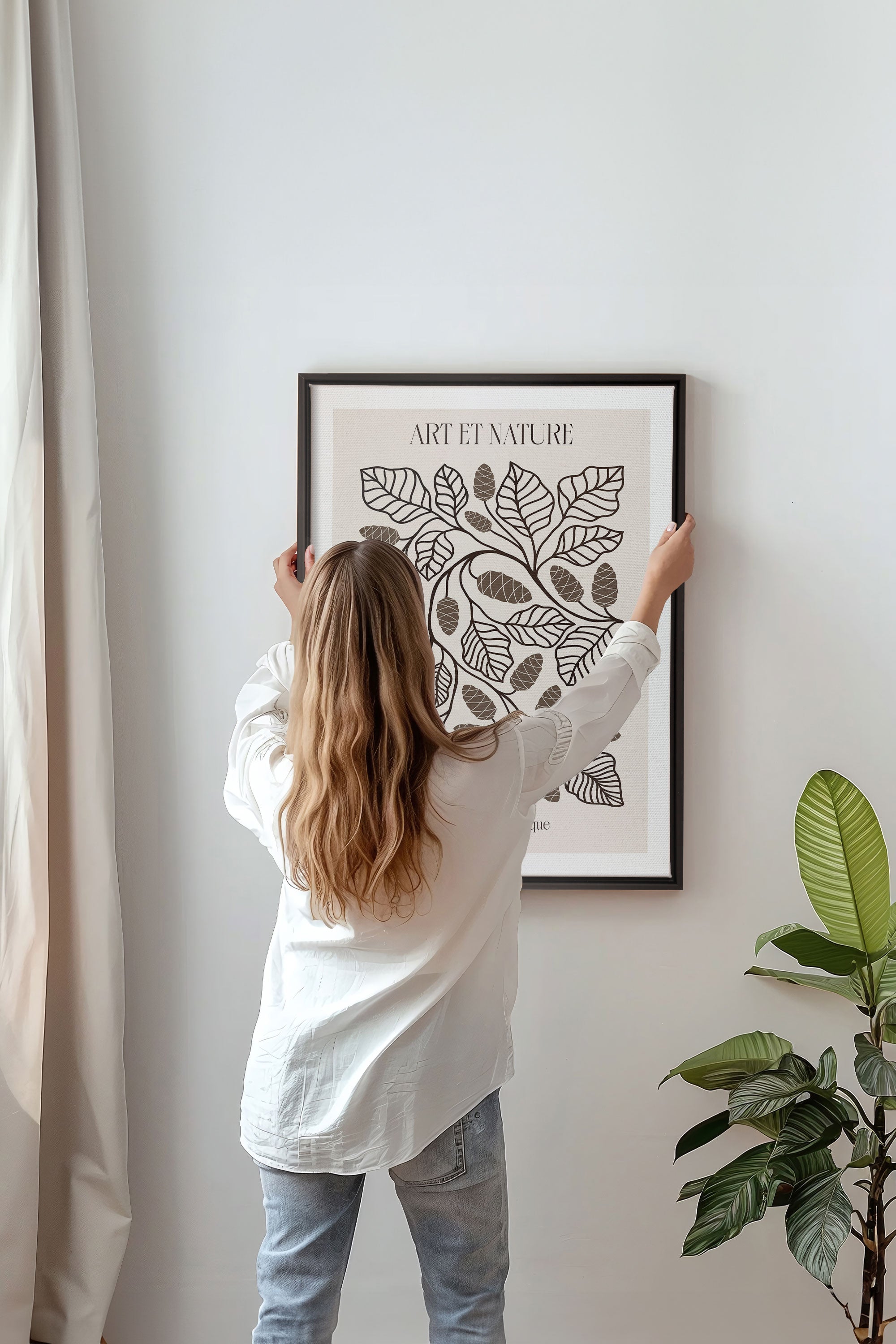 ART ET NATURE, Oeuvre sur toile étirée