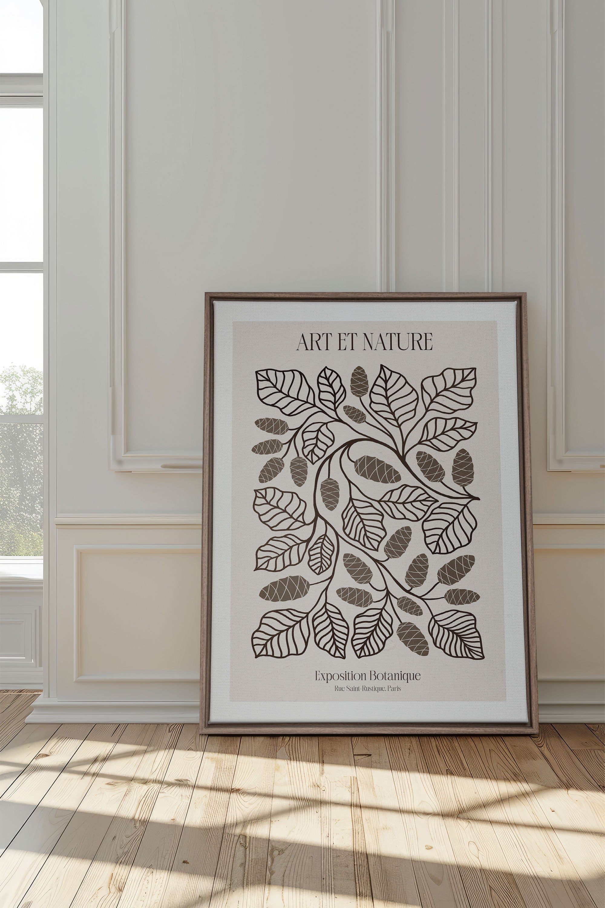 ART ET NATURE, Oeuvre sur toile étirée