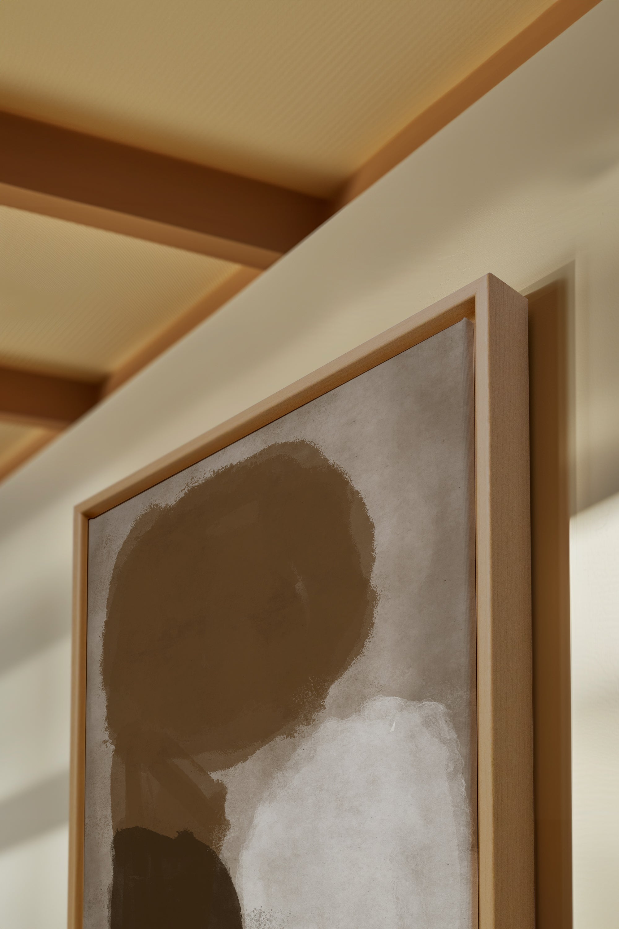 SOUFFLE TERREUX, Oeuvre sur toile étirée