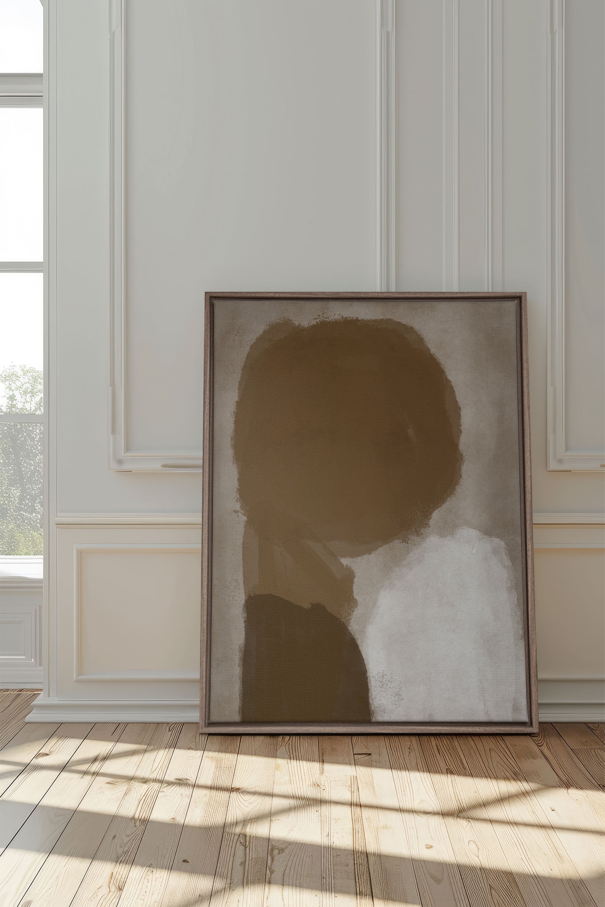 SOUFFLE TERREUX, Oeuvre sur toile étirée