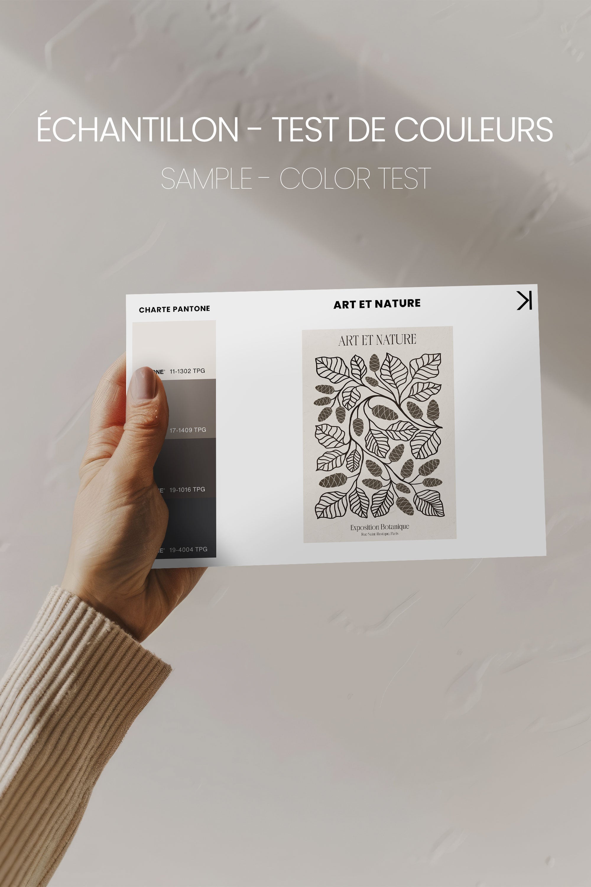 ART ET NATURE, Oeuvre sur toile étirée