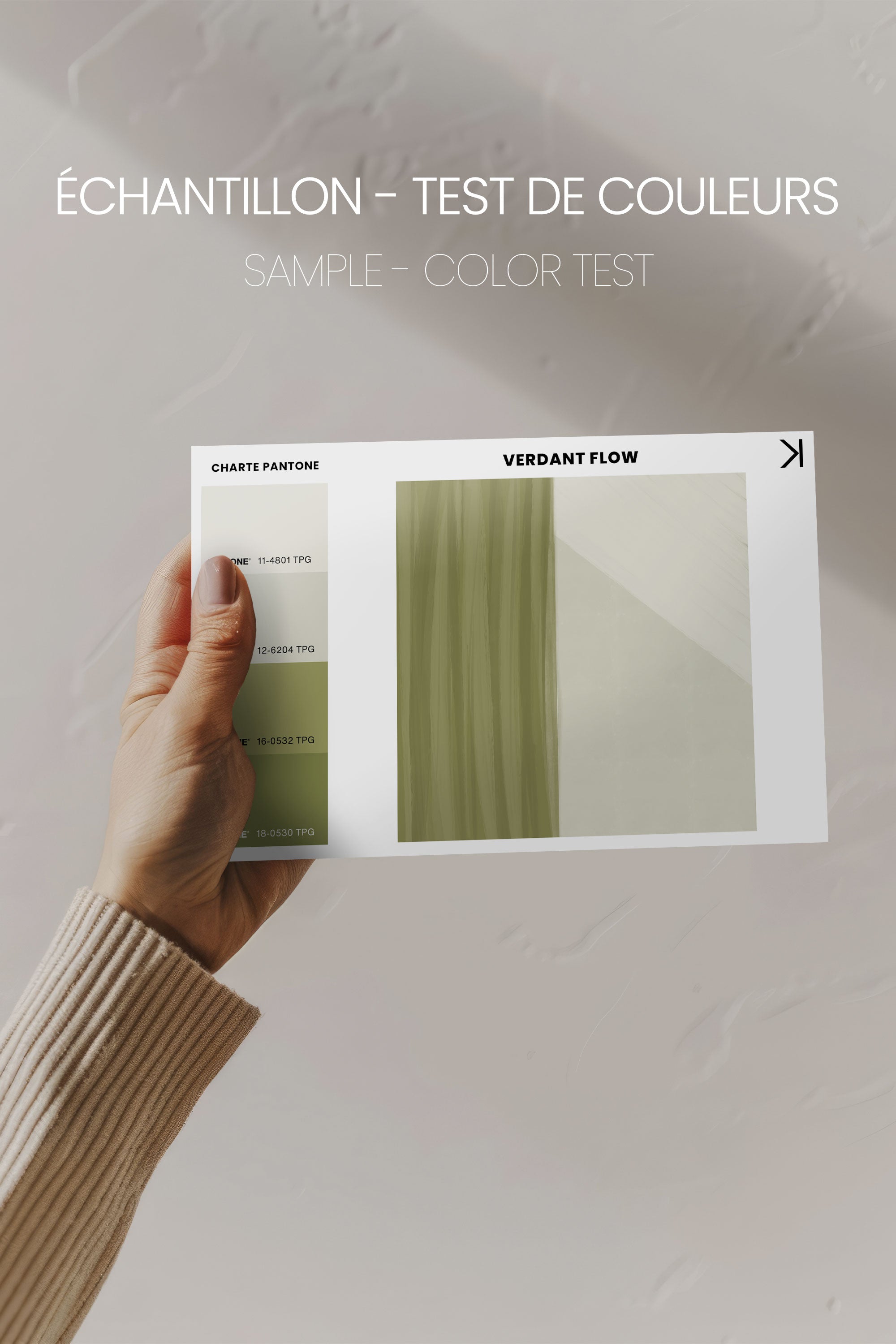 VERDANT FLOW, Oeuvre sur toile étirée