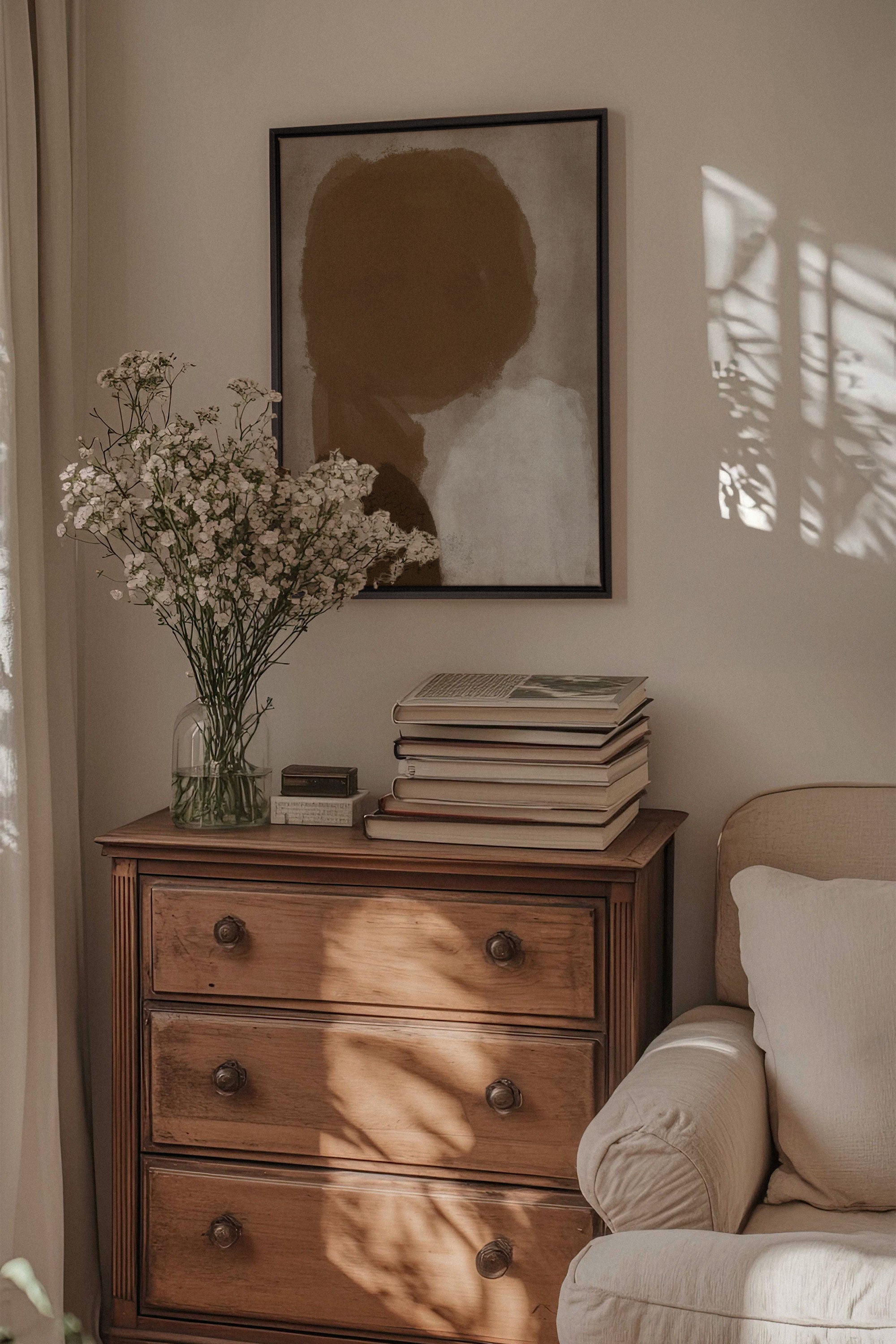 SOUFFLE TERREUX, Oeuvre sur toile étirée