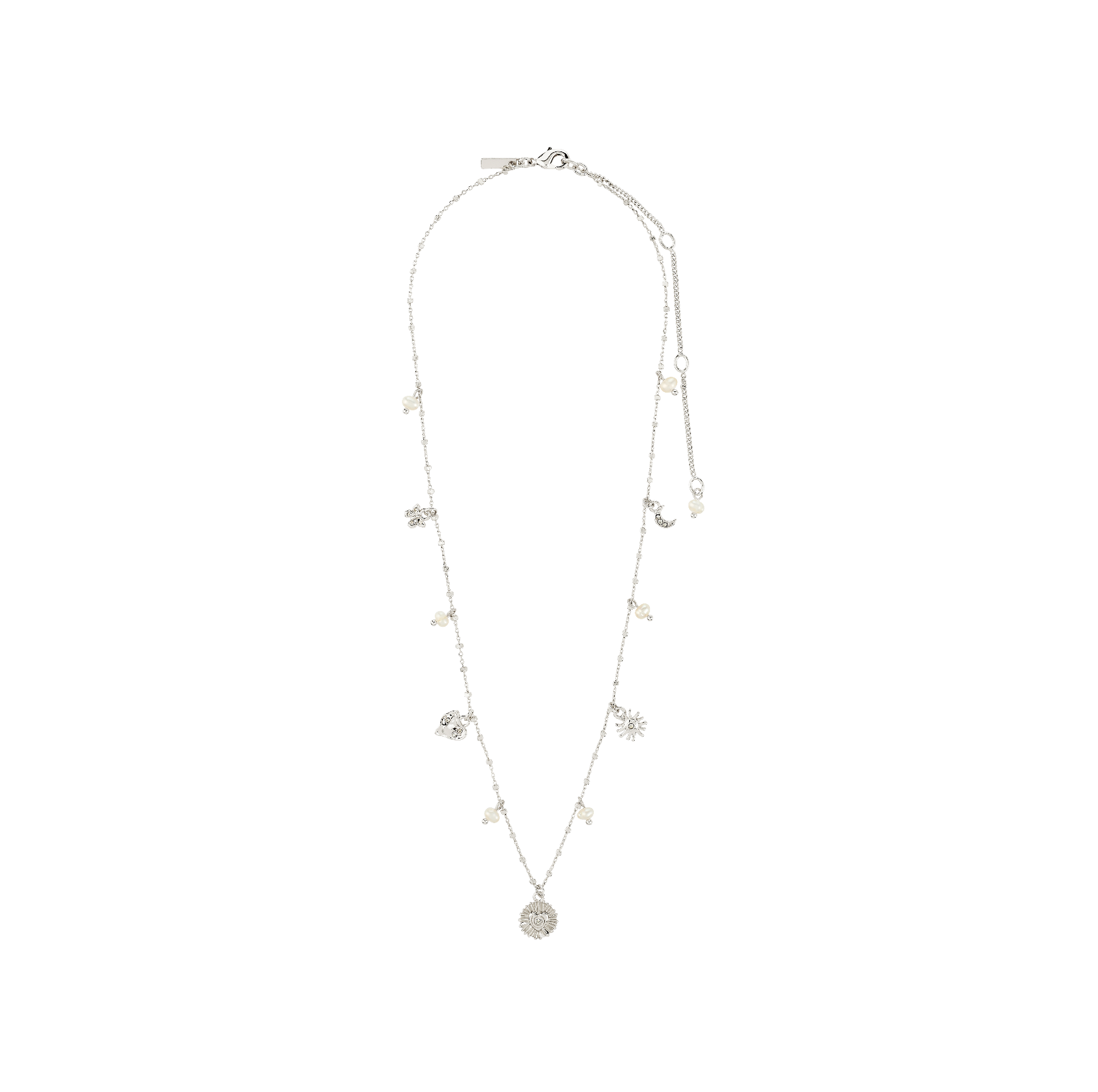 MYLAN Necklace | Symbolic charms with crystals | Recycled materials