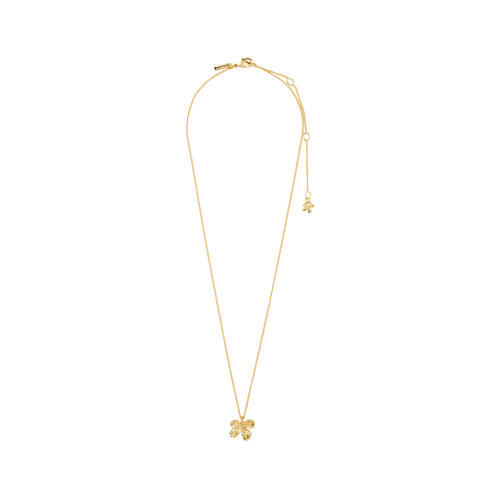 Collier AJANI avec pendentif fleur | Fait à la main | Plaqué or ou argent