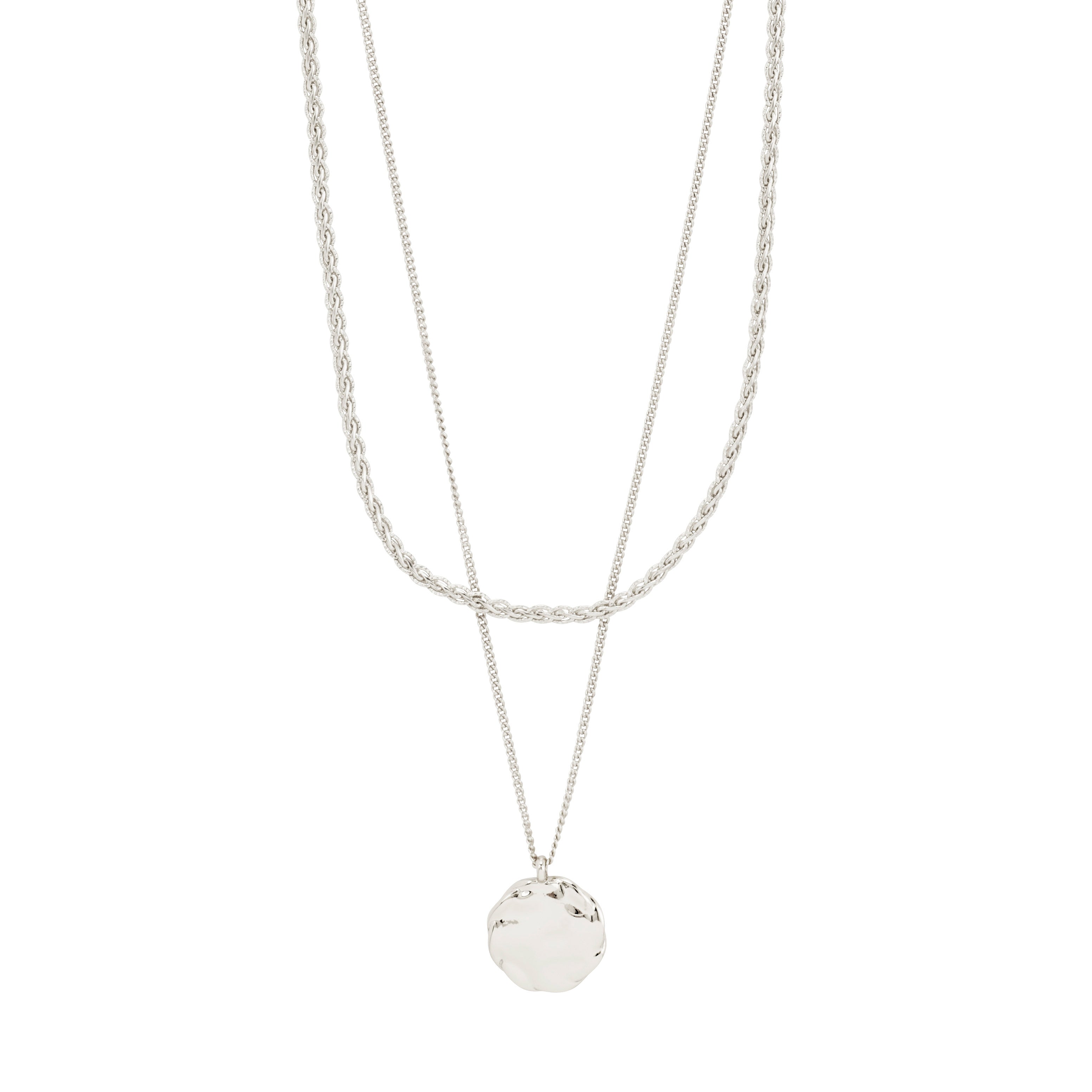 Ensemble de colliers DECLAN 2-en-1 | Fait à la main | Plaqué or ou argent