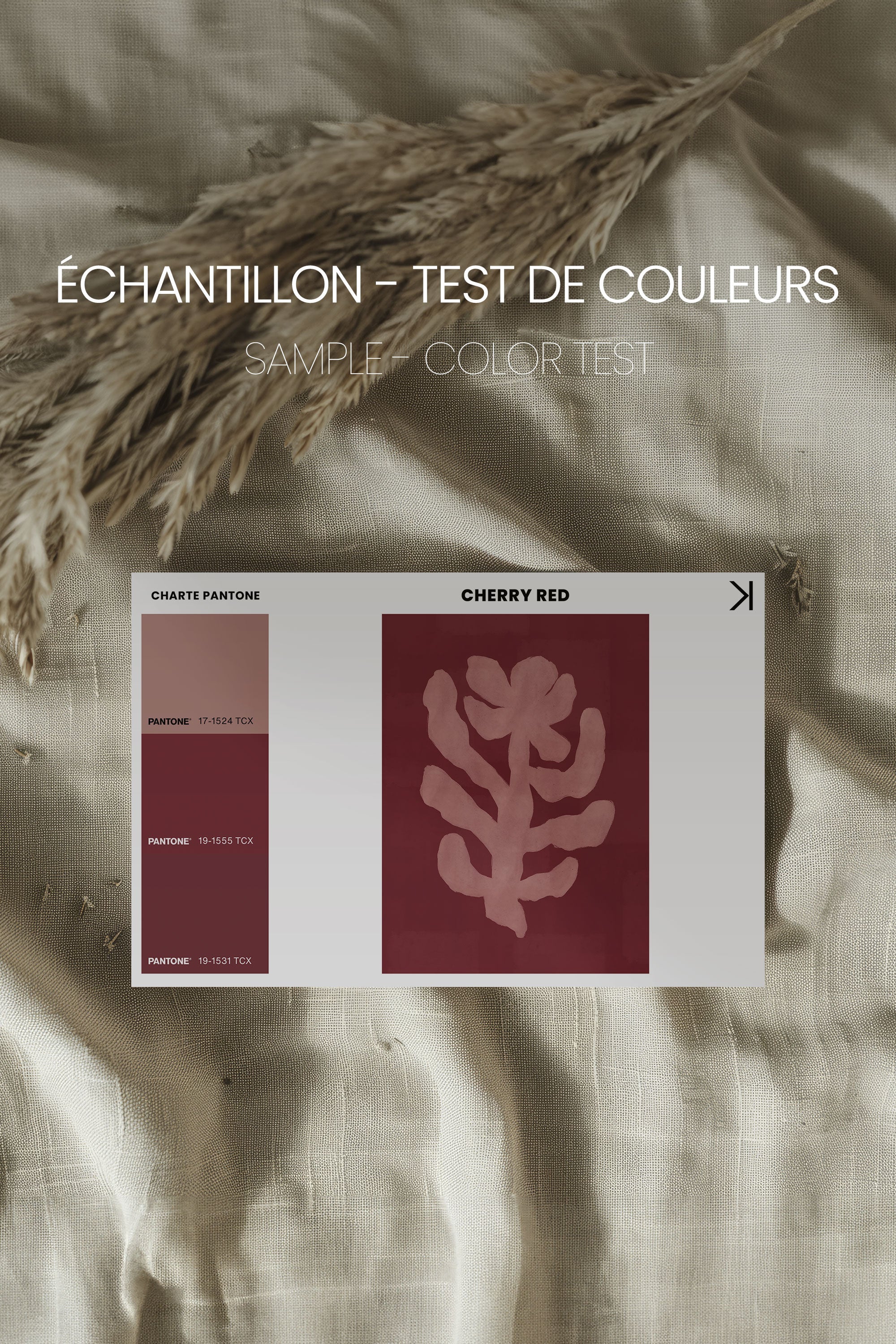 RED CHERRY, Oeuvre sur toile étirée