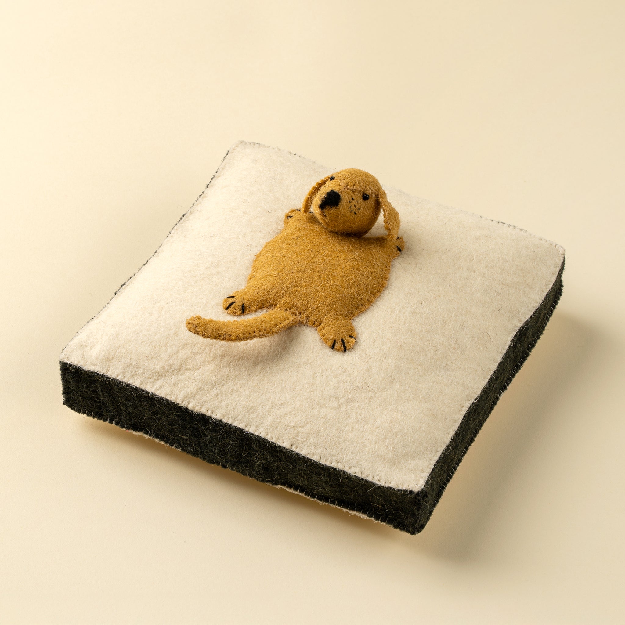 Felt Dog Wall Plaque