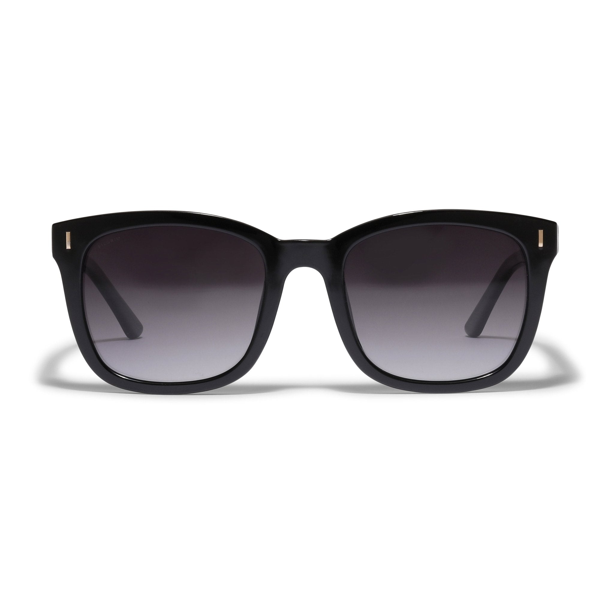 Lunettes de soleil KATYA noires | Style rétro iconique | Matériaux recyclés
