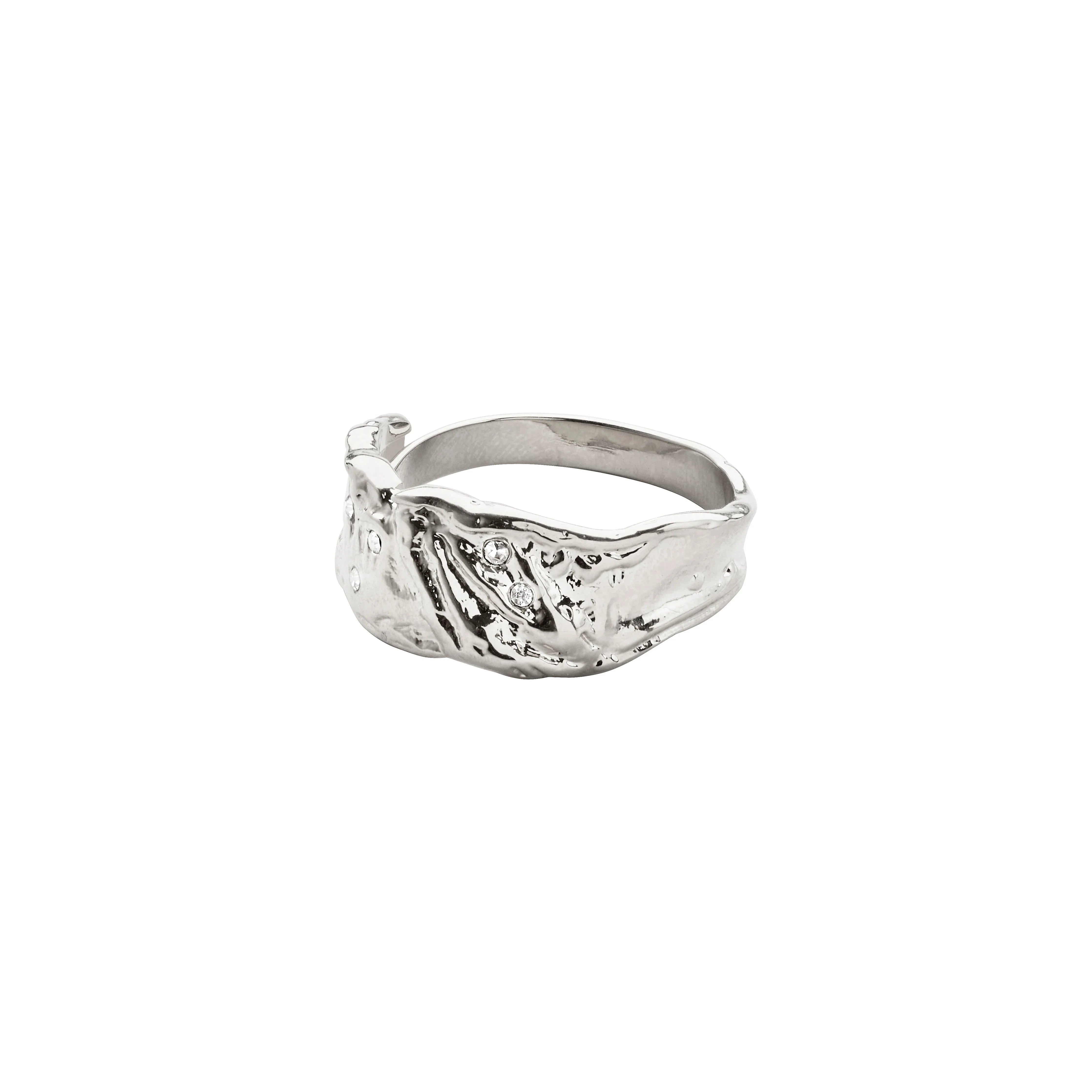 Bague ajustable SOL | Plaqué or ou argent | Cristaux Preciosa