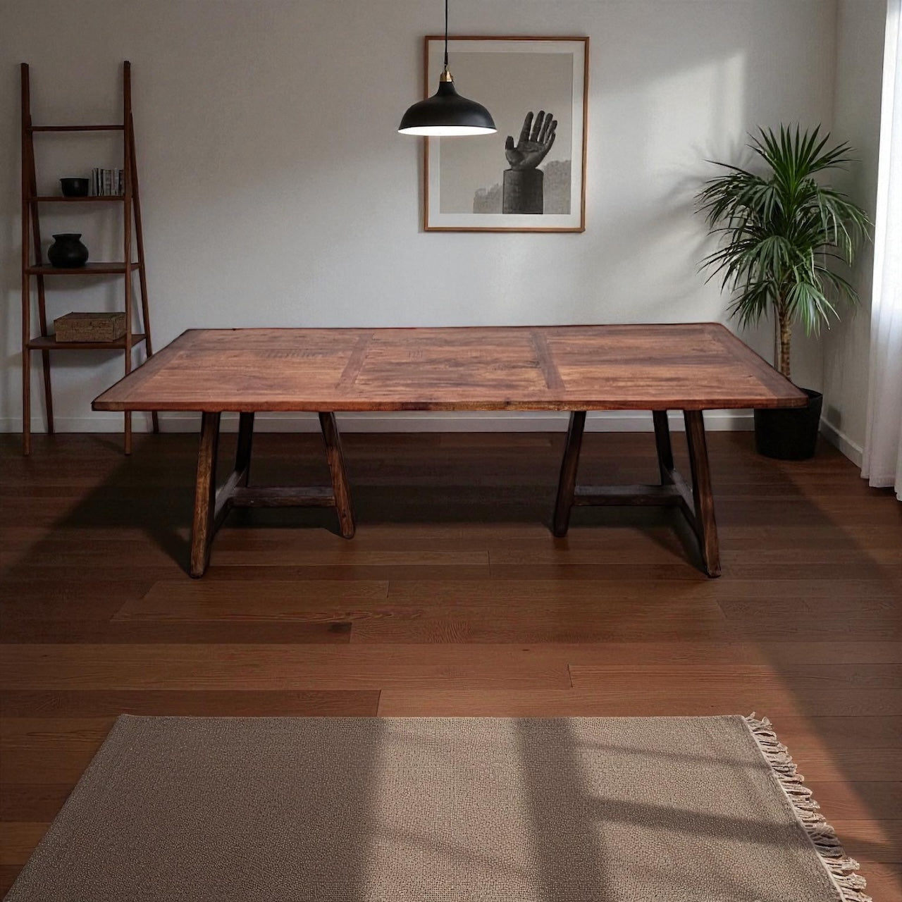 Table à Dîner en Bois Recyclé Anzio | Charme Rustique Chic