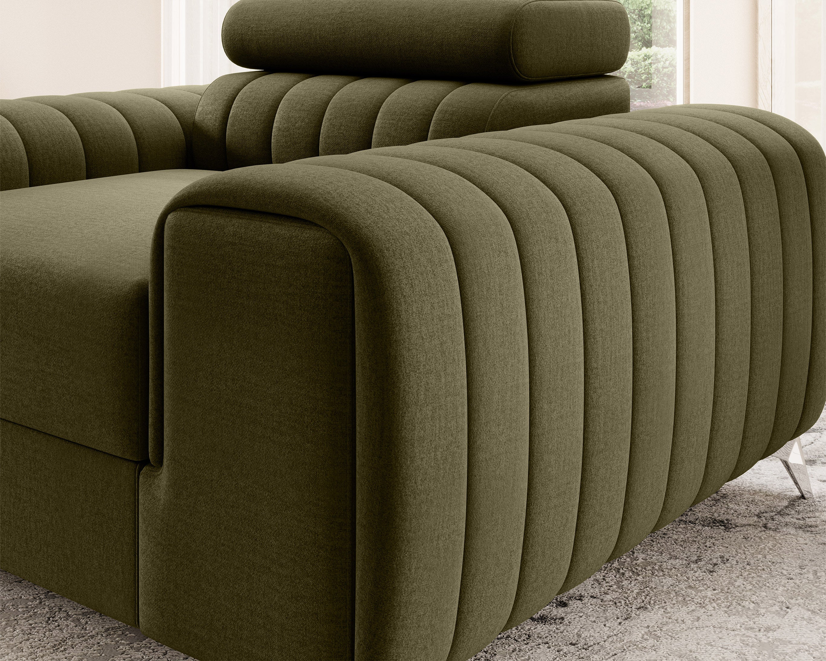 Fauteuil Laurence | Vert olive
