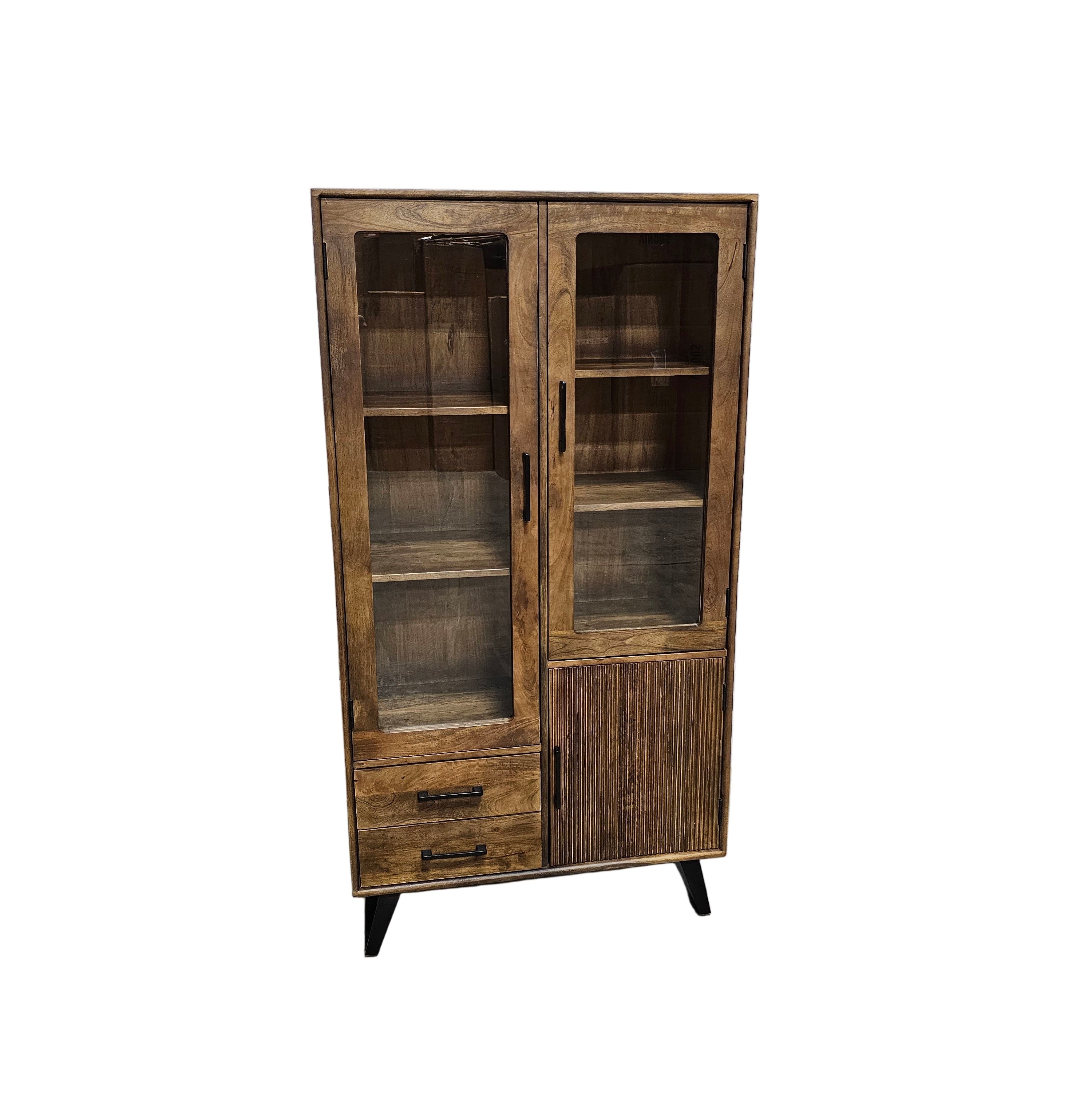 Armoire Arezzo en Bois de Manguier | Portes Vitrées