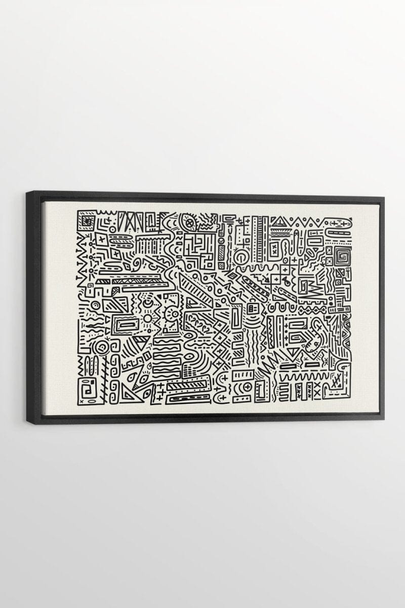 Toile - Aztèque||Canvas - Aztèque, toile imprimée