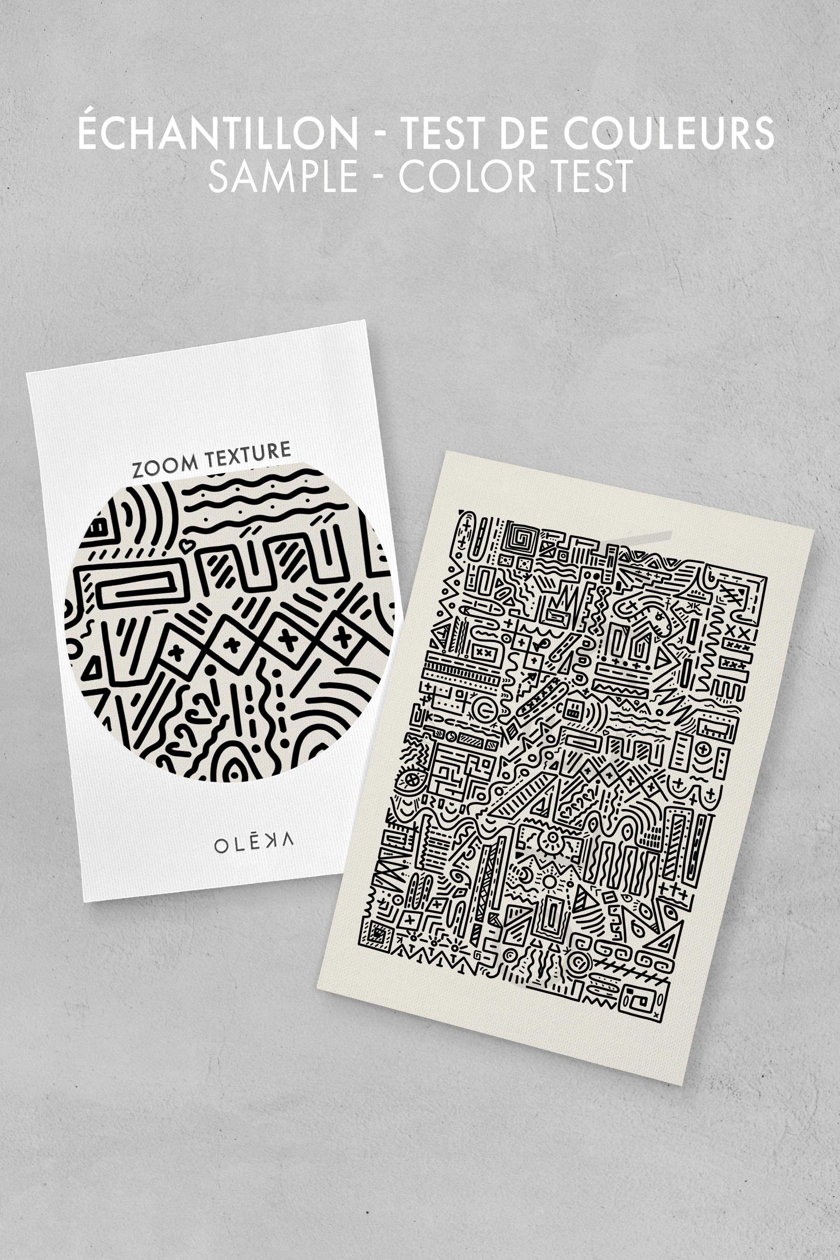 Toile - Aztèque||Canvas - Aztèque, toile imprimée