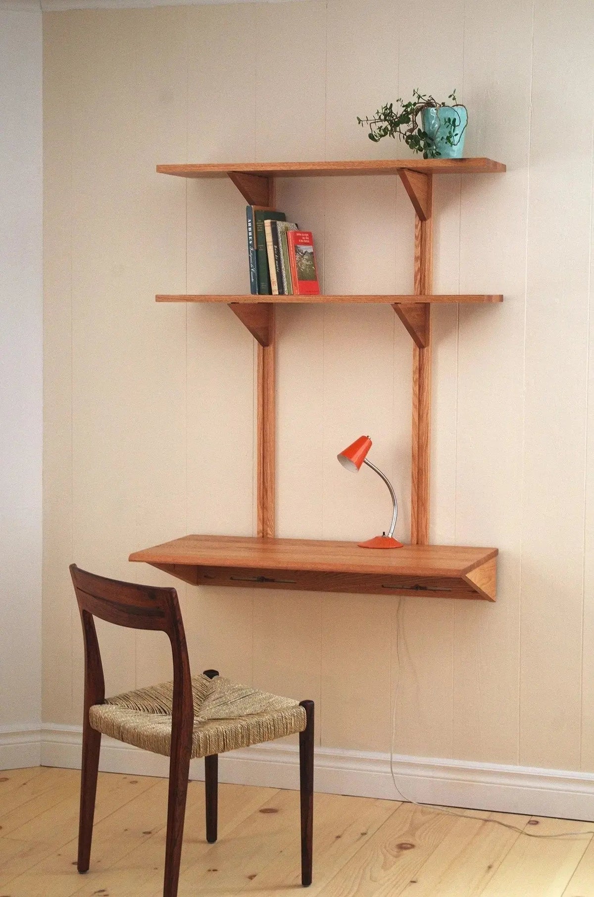 KETCH 36" Wall Desk | Solid Wood | Customizable | Made in Quebec