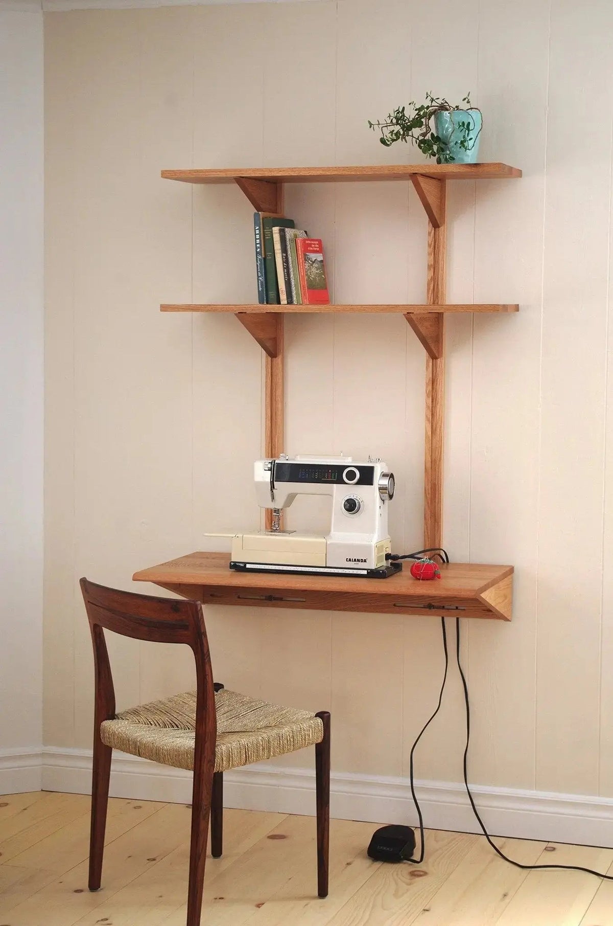 KETCH 36" Wall Desk | Solid Wood | Customizable | Made in Quebec