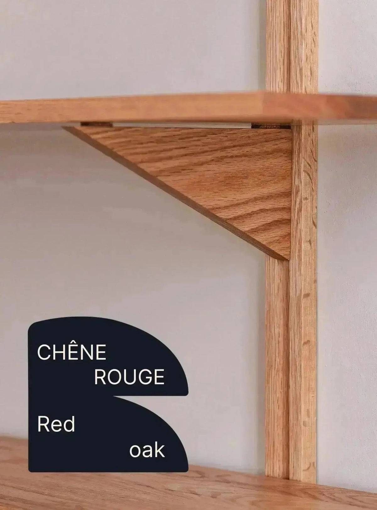 KETCH 36" Wall Desk | Solid Wood | Customizable | Made in Quebec