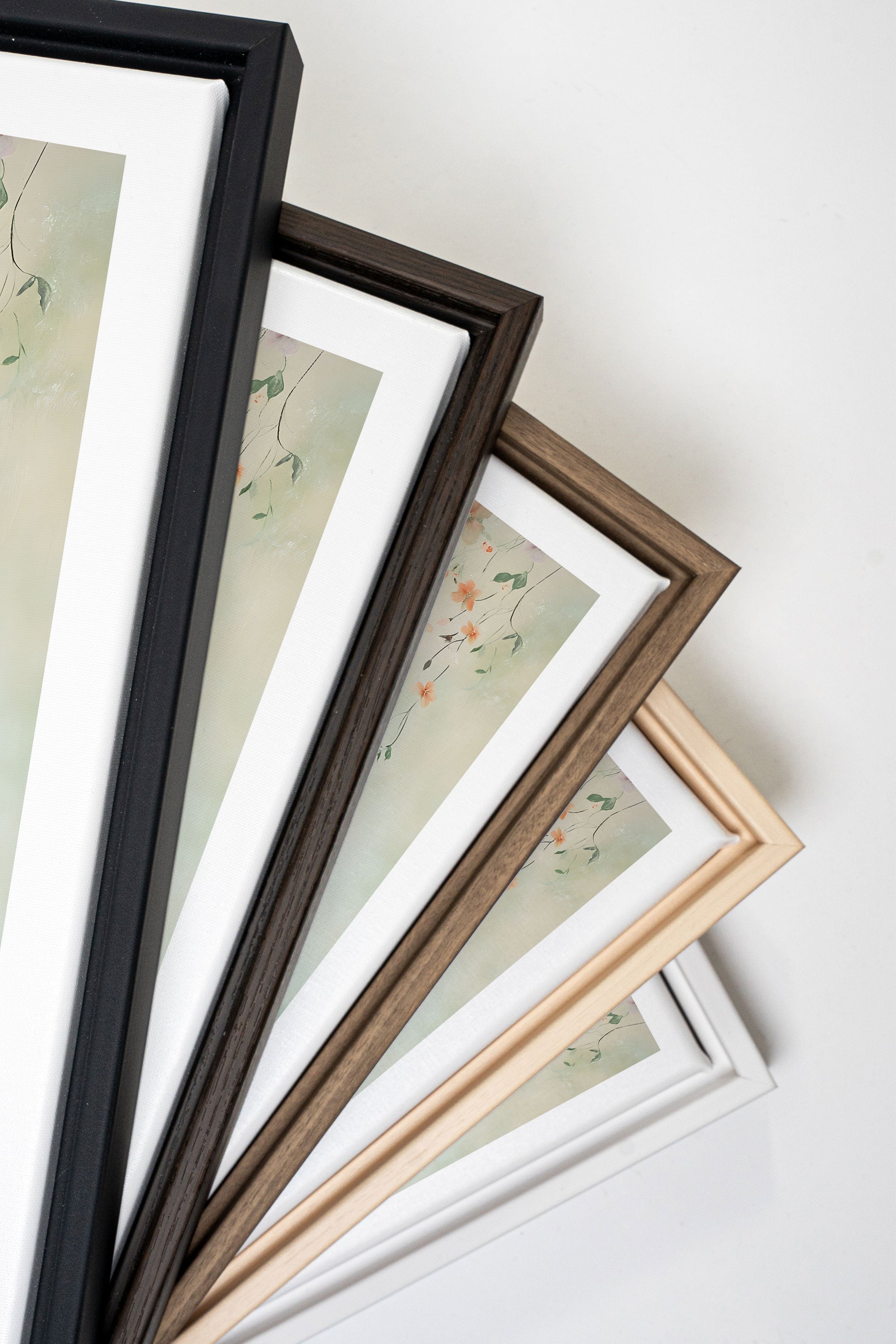 FLORAL CASCADE, Oeuvre sur toile étirée