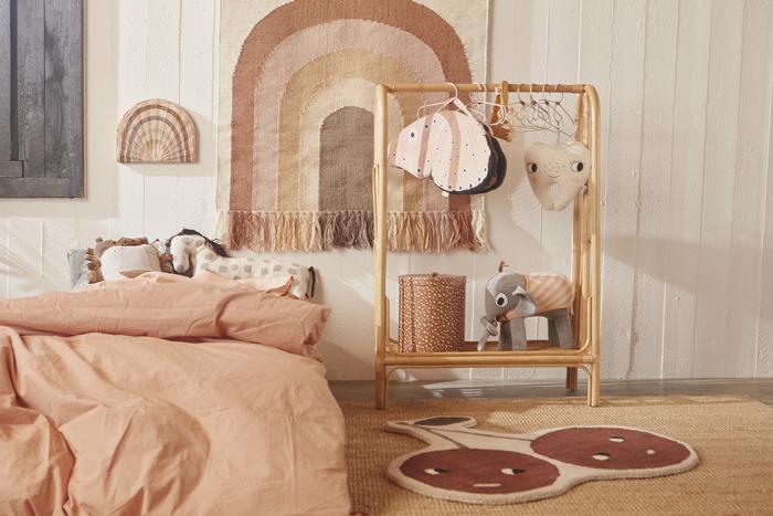 Tapis Cerise | Laine et coton | Tapis décoratif pour enfant