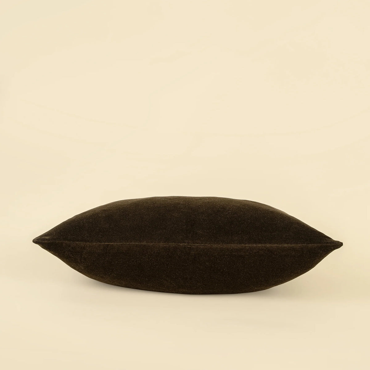 Vera Luxe Decorative Pillow | Cotton Velvet | Deep Green | 16 × 24 in