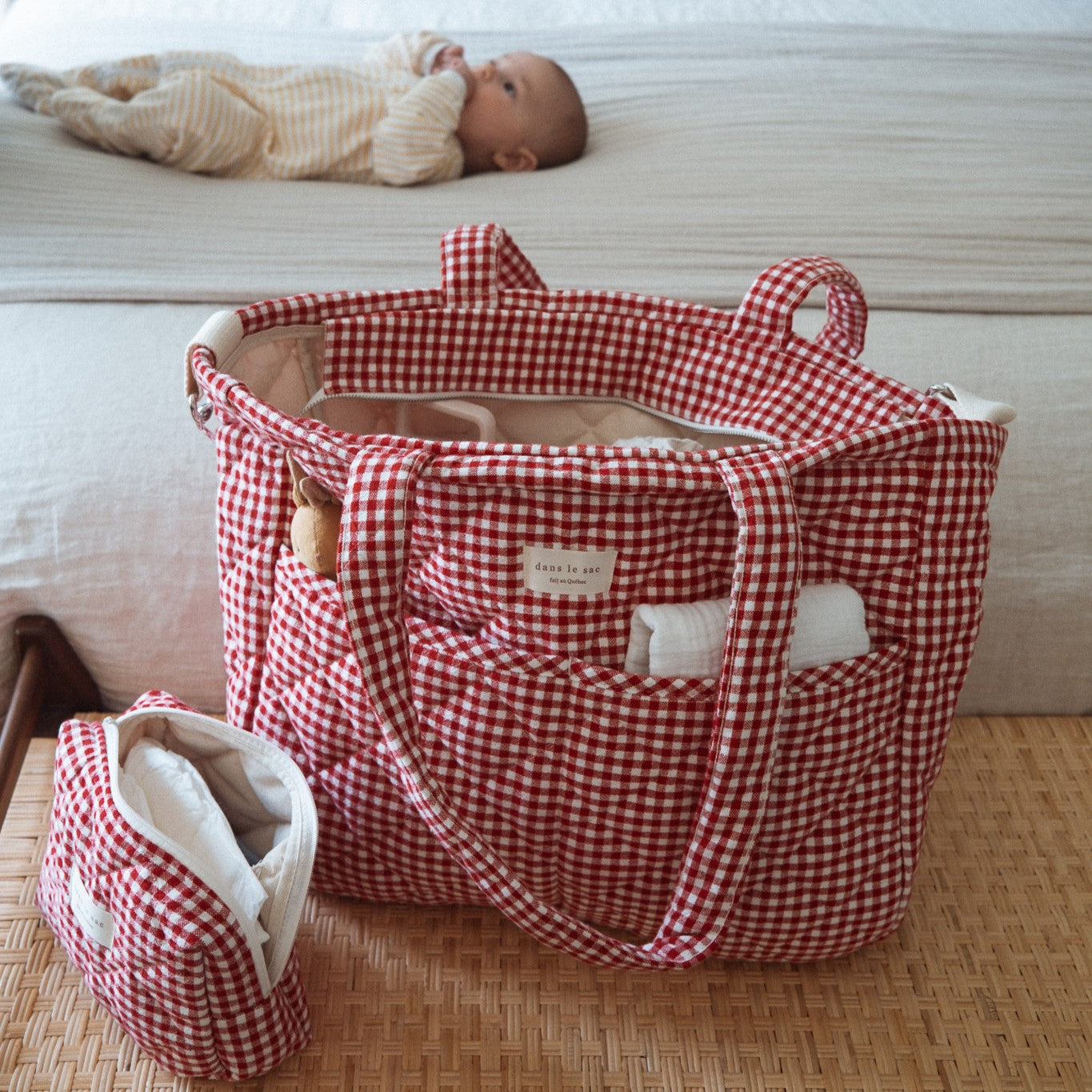 Sac à couches pratique et élégant pour parents | Dans le sac