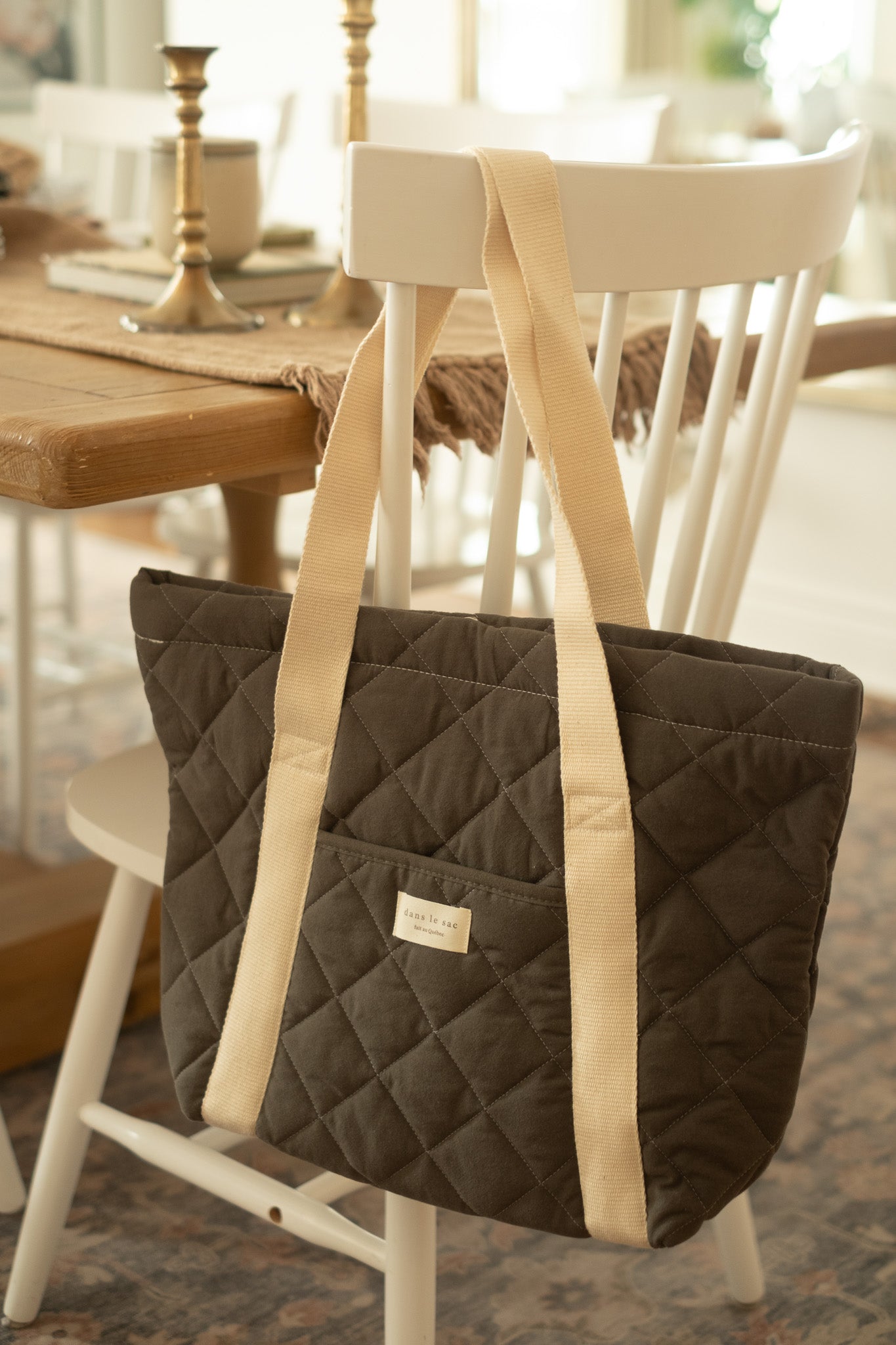 Fourre-tout matelassé pour le quotidien