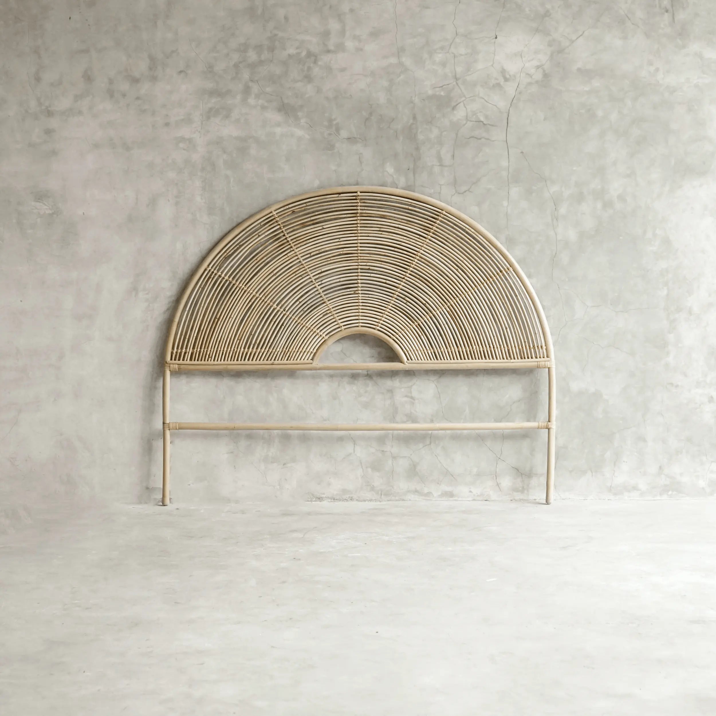 Tête de Lit Queen Inky en Rotin Naturel | Façonnée à la Main