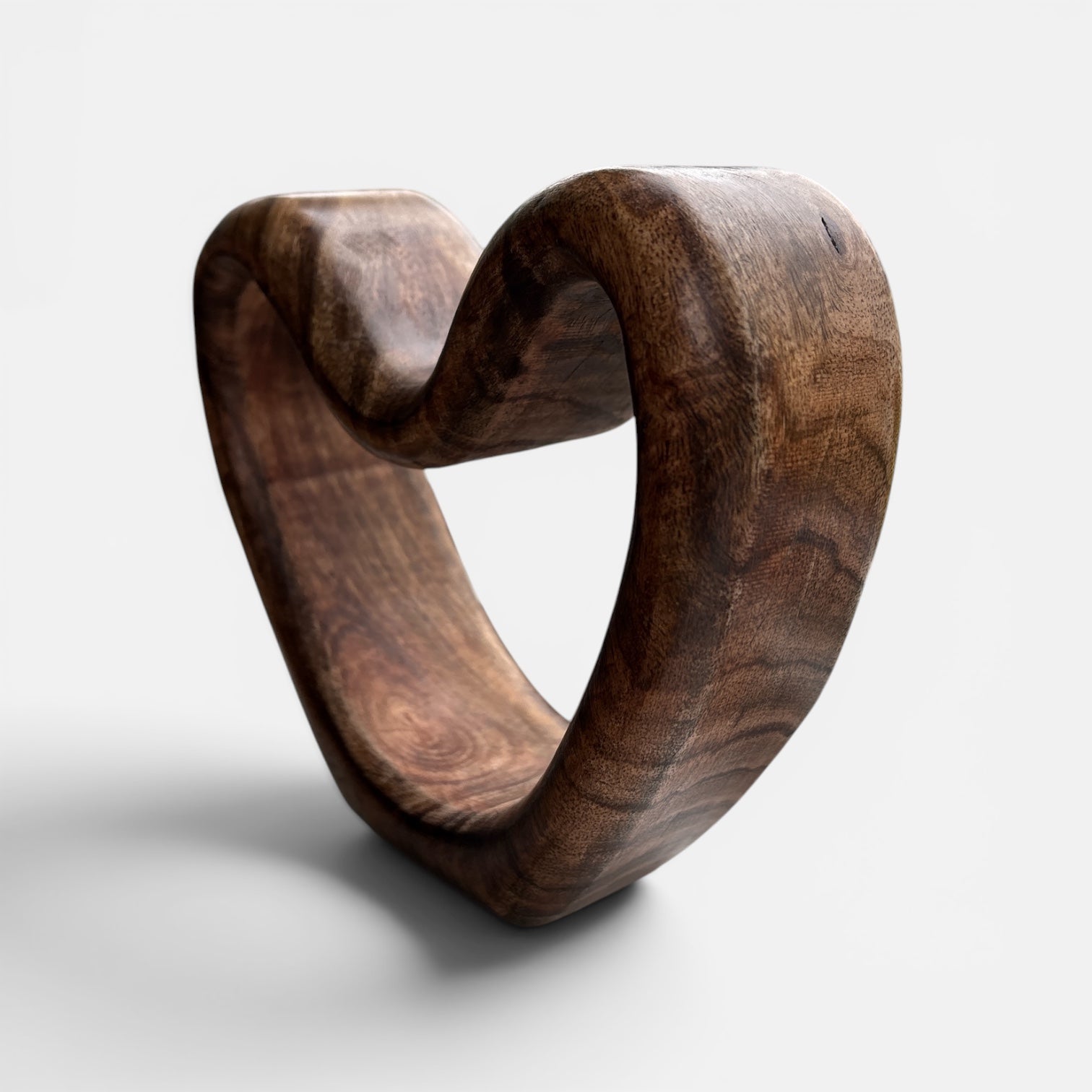 Decorative mango wood heart