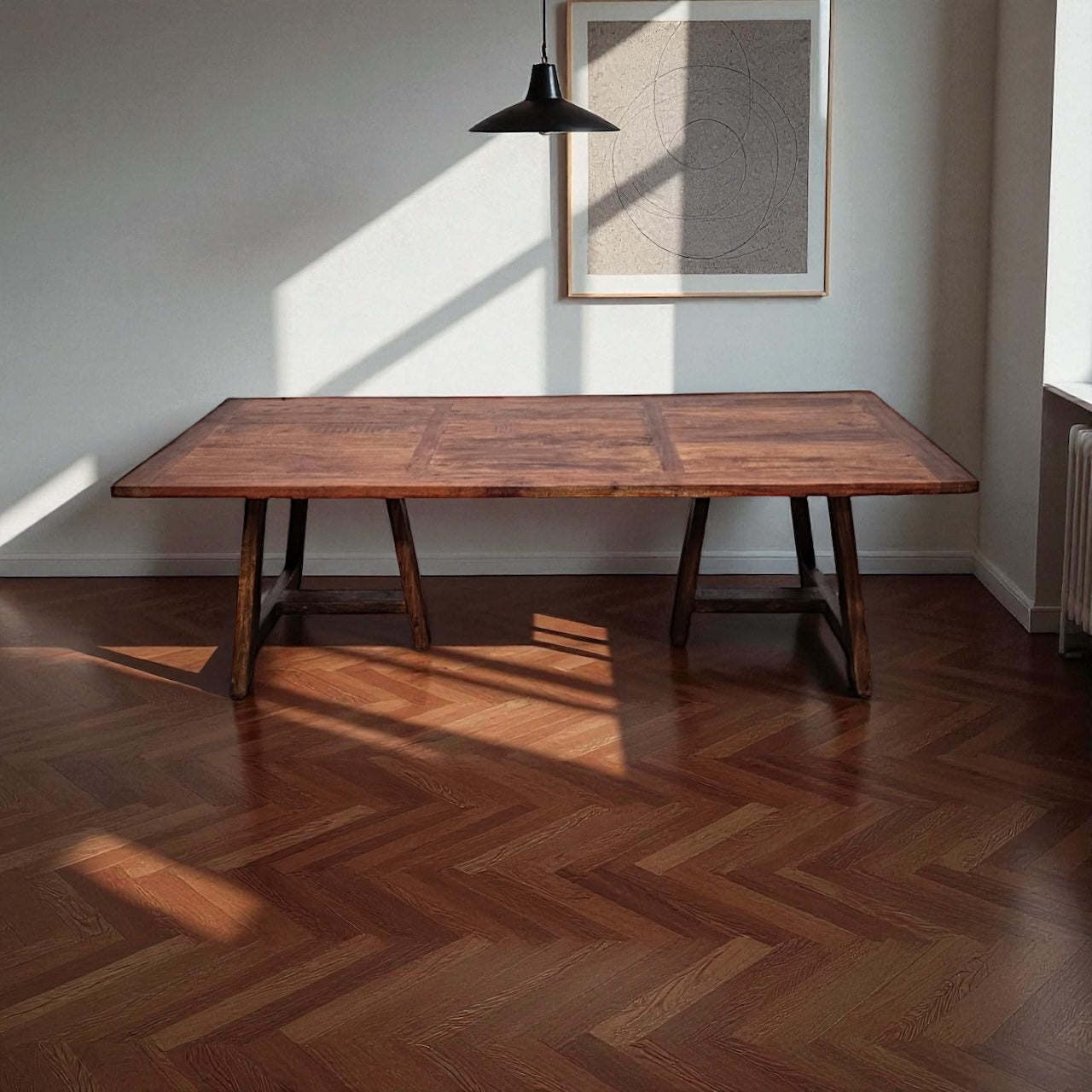Table à Dîner en Bois Recyclé Anzio | Charme Rustique Chic