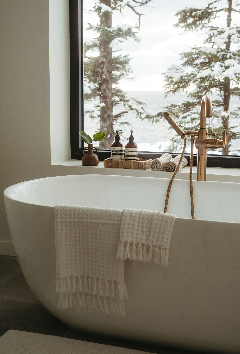 Vase Amphore Walcott | Petit Format | Brun Sable