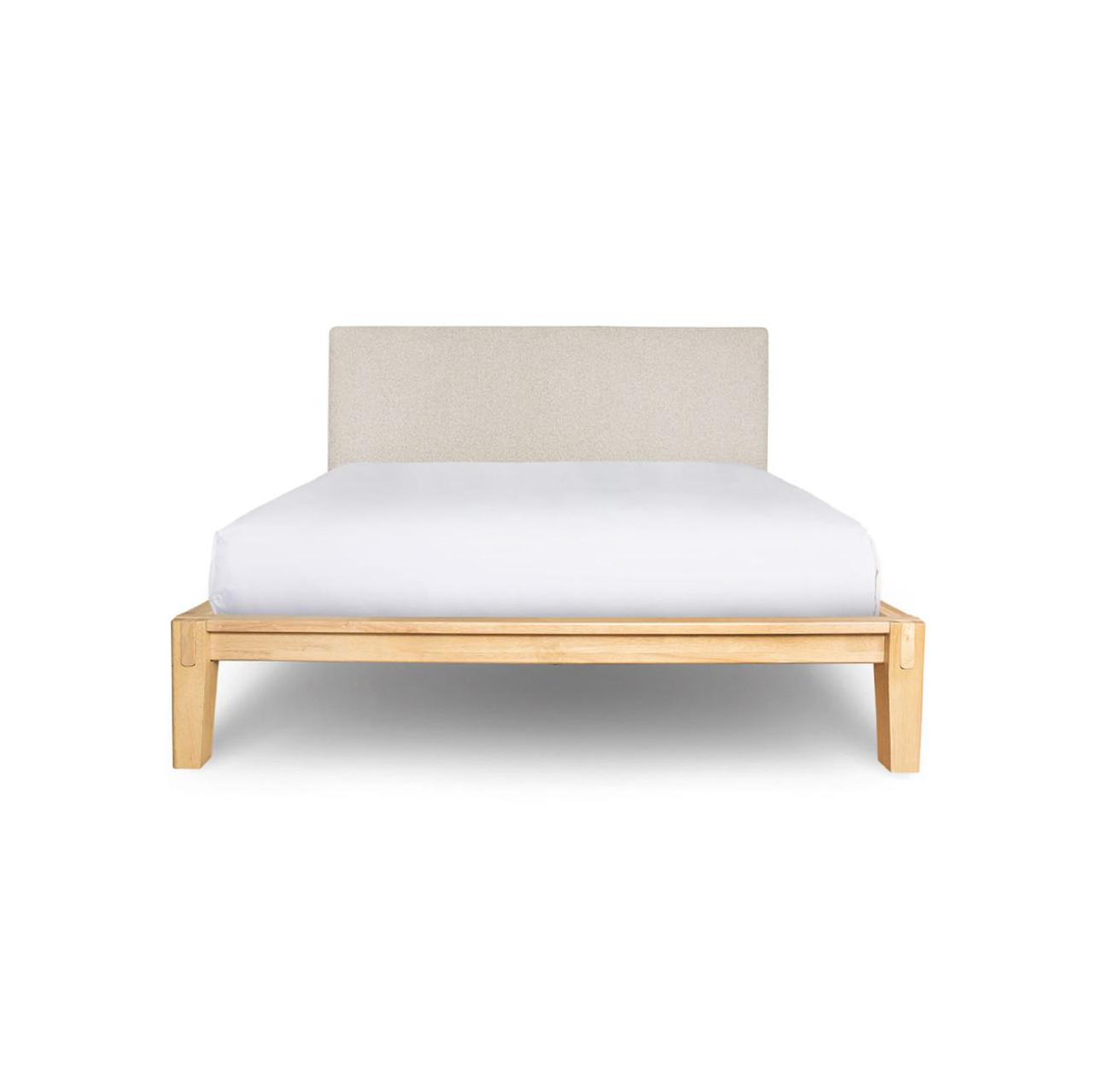 Luna Tool Free Upholstered Queen Bed - Beige