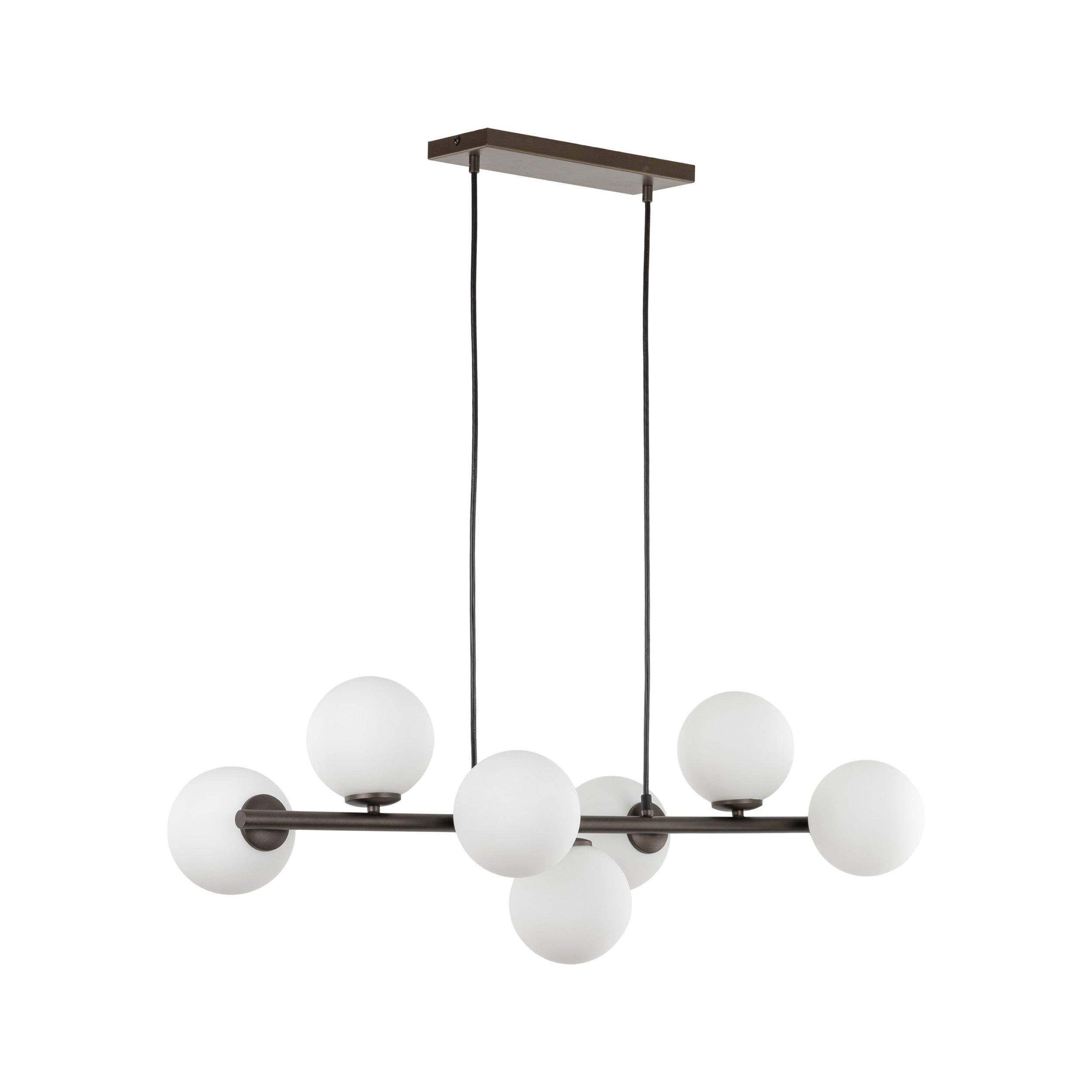 Lampe Suspendue ESTERA Scandinave 7 Lumières | Suspension Moderne en Verre et Métal