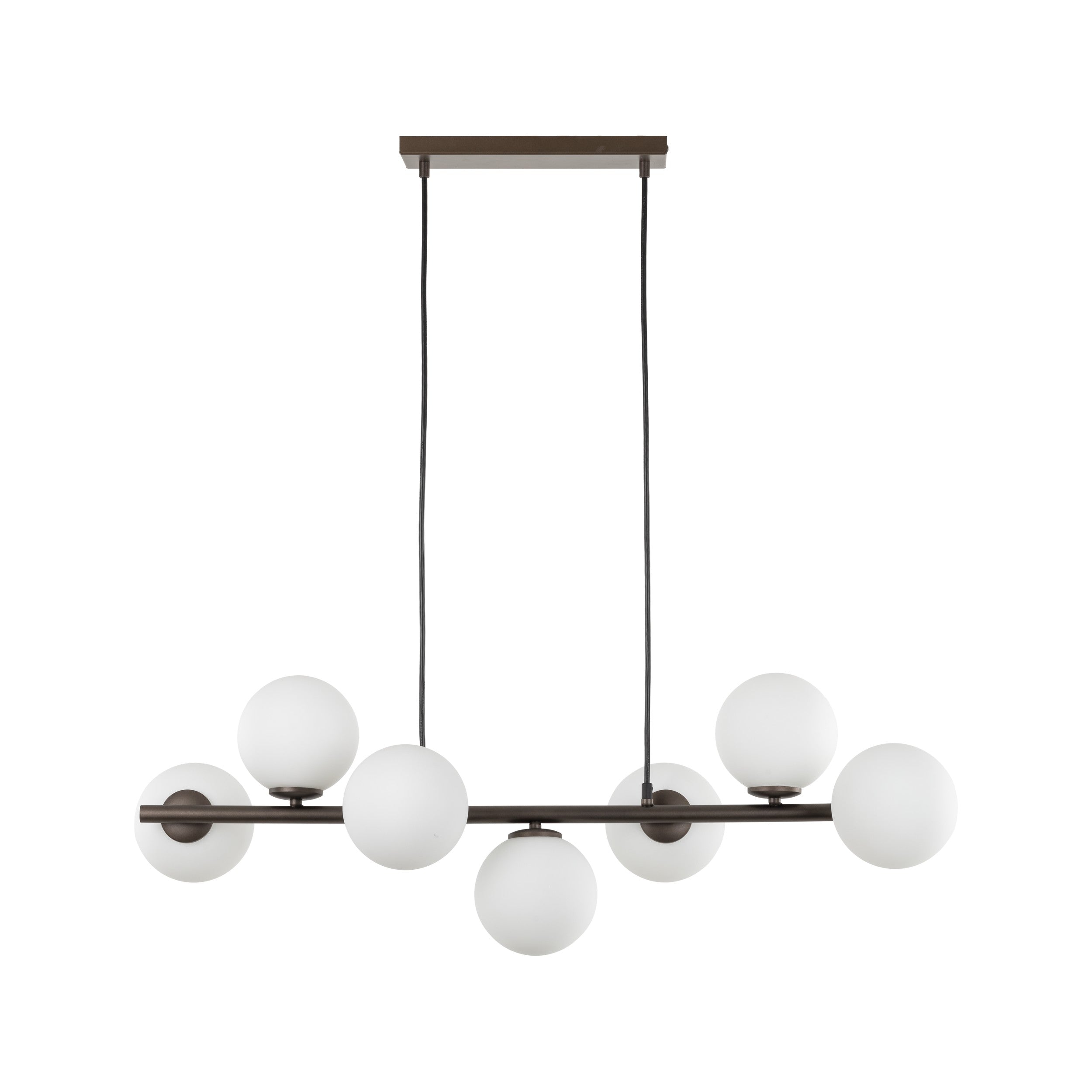 Lampe Suspendue ESTERA Scandinave 7 Lumières | Suspension Moderne en Verre et Métal