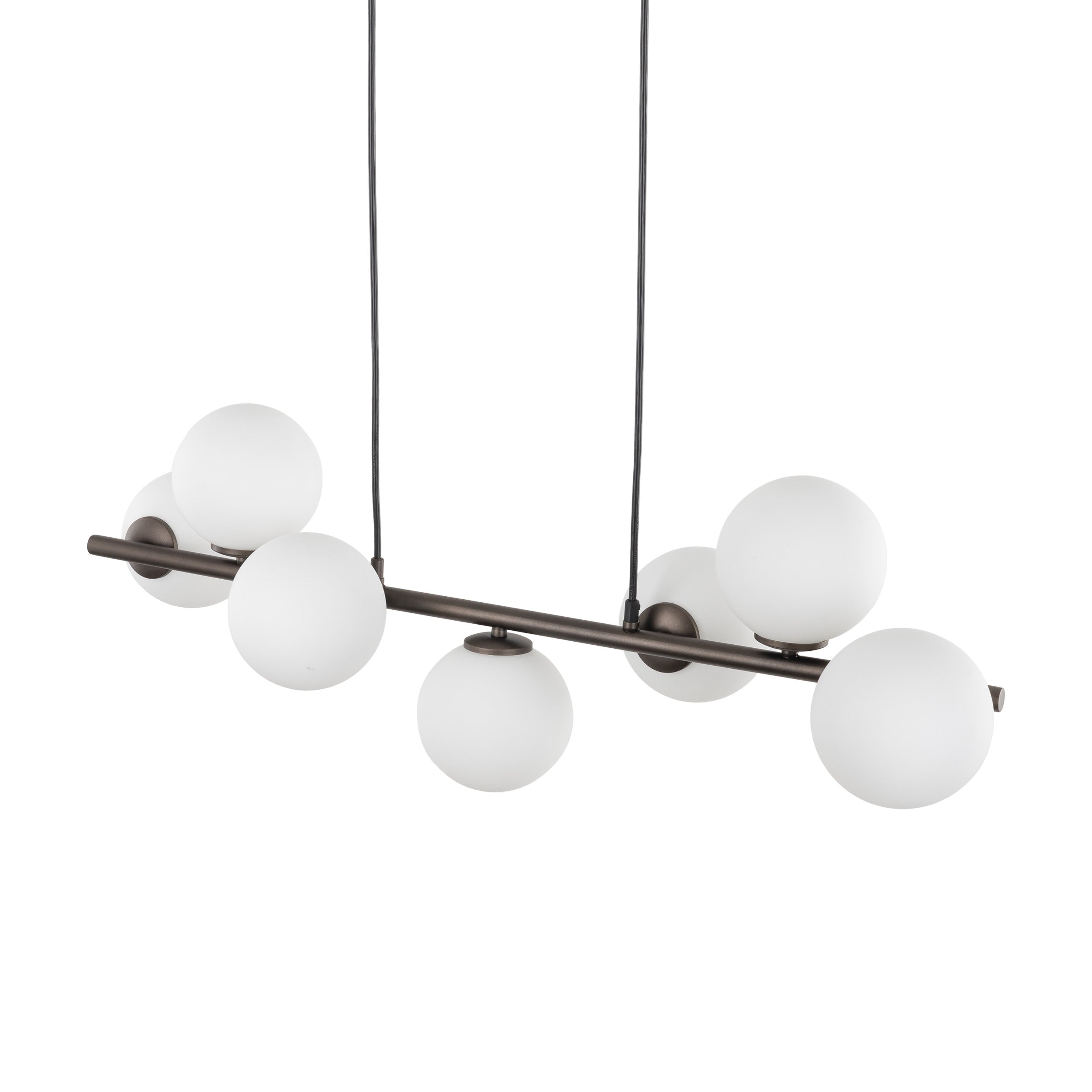 Lampe Suspendue ESTERA Scandinave 7 Lumières | Suspension Moderne en Verre et Métal