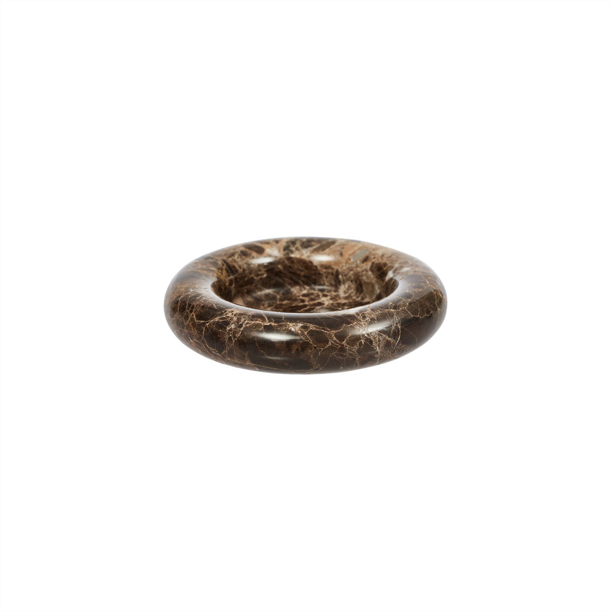 Grand bougeoir Savi en marbre naturel poli multifonction par OYOY Living Design