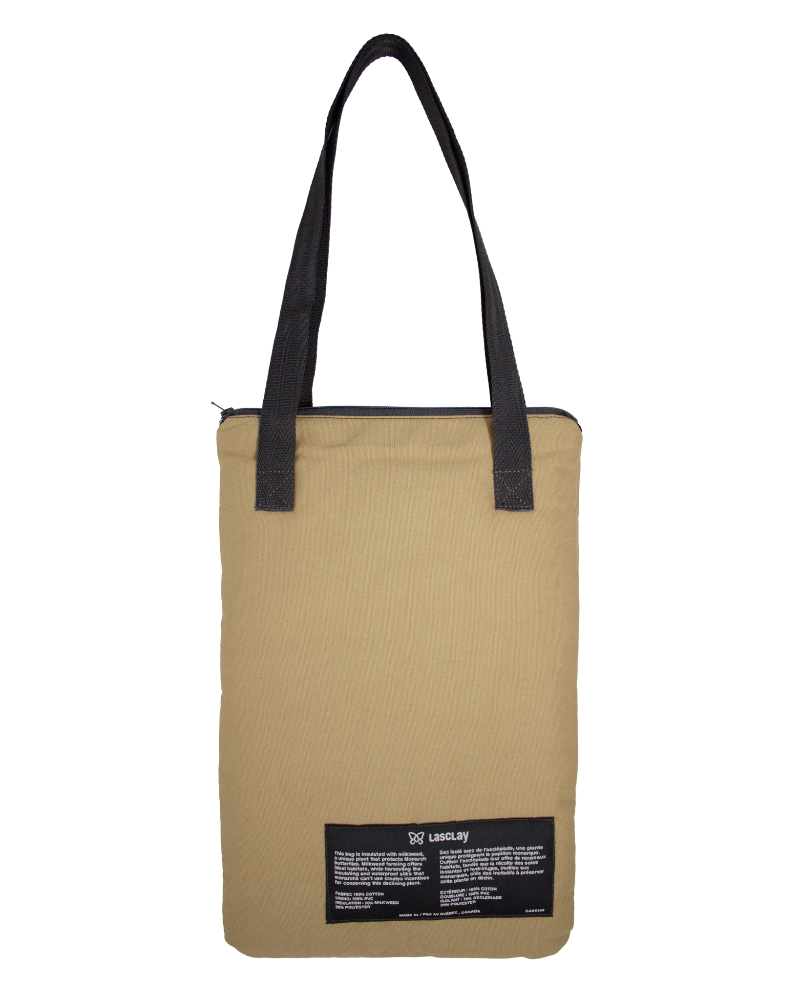 "Tote bag" style insulated cooler bag