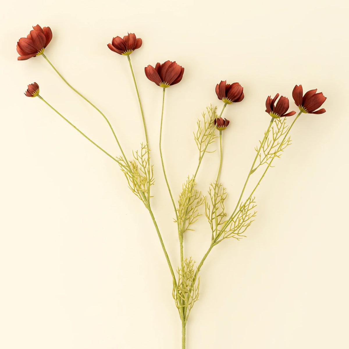 Tige de calliopsis artificielle rouge rouille