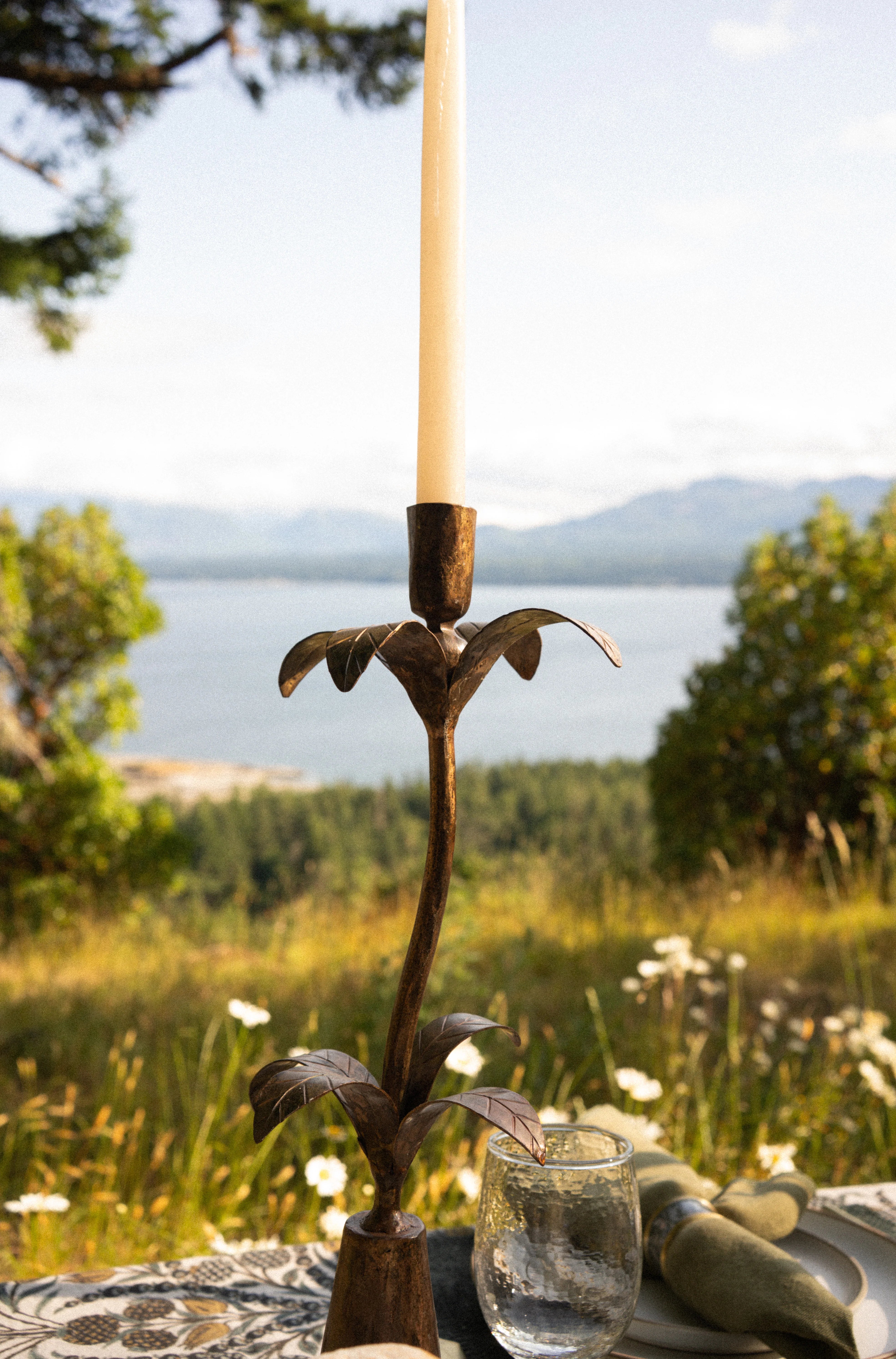 Tropicana | Chandelier en fer forgé à la main | Grand format | Indaba