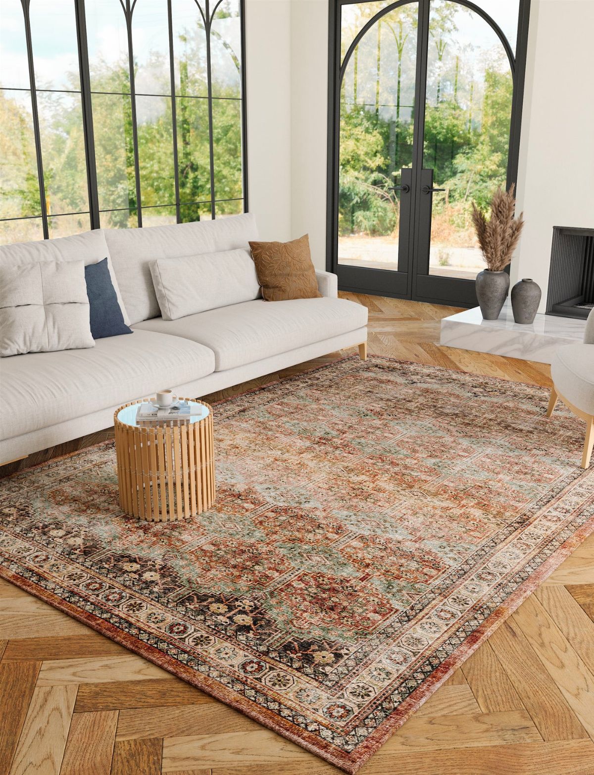 Layla Sage Taupe Rug
