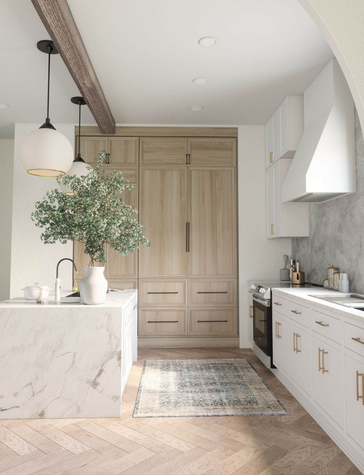 Tapis Davina – Bleu Marine Lagoon