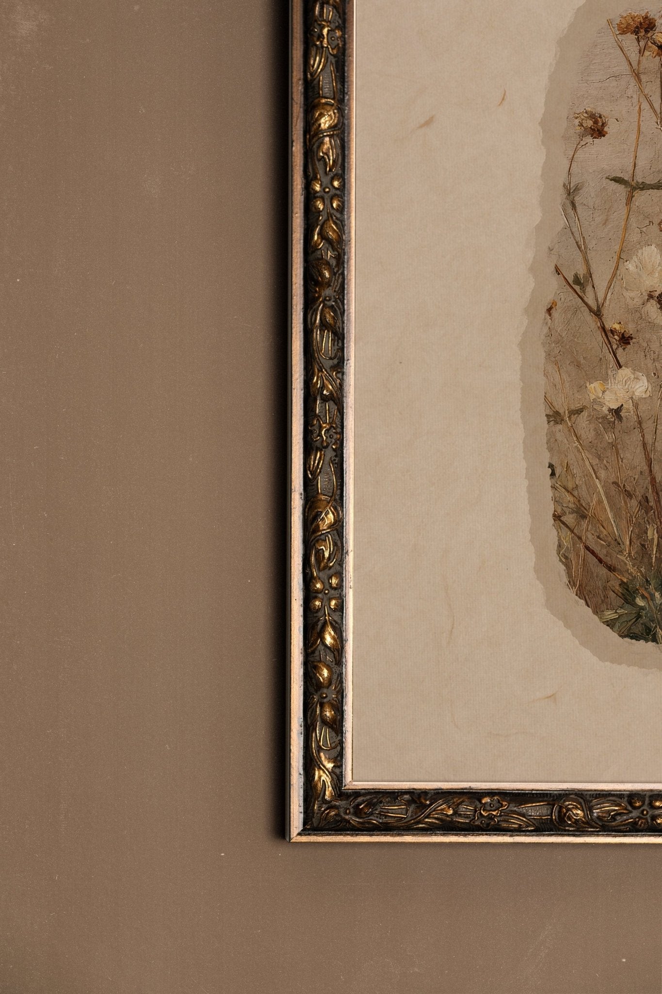 AGED BEAUTY, Oeuvre sur toile rigide, encadré Vintage Bronze - Les Trouvailles de JustineAGED BEAUTY, Vintage BronzeOleka Canvas12x9