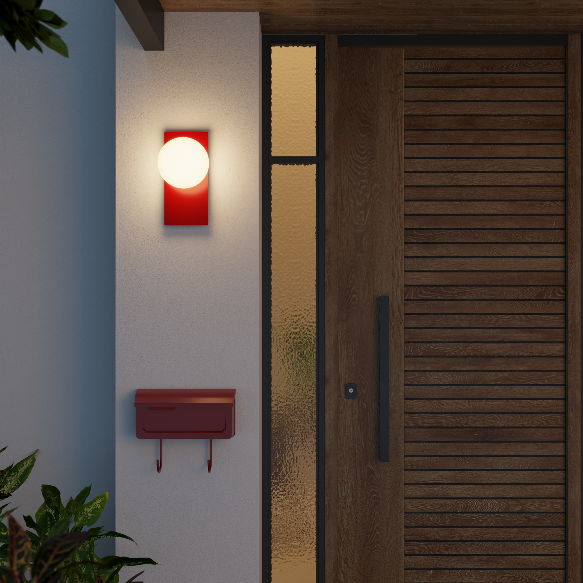 Florence 1791 | Horizontal mailbox with hooks | Made in Quebec