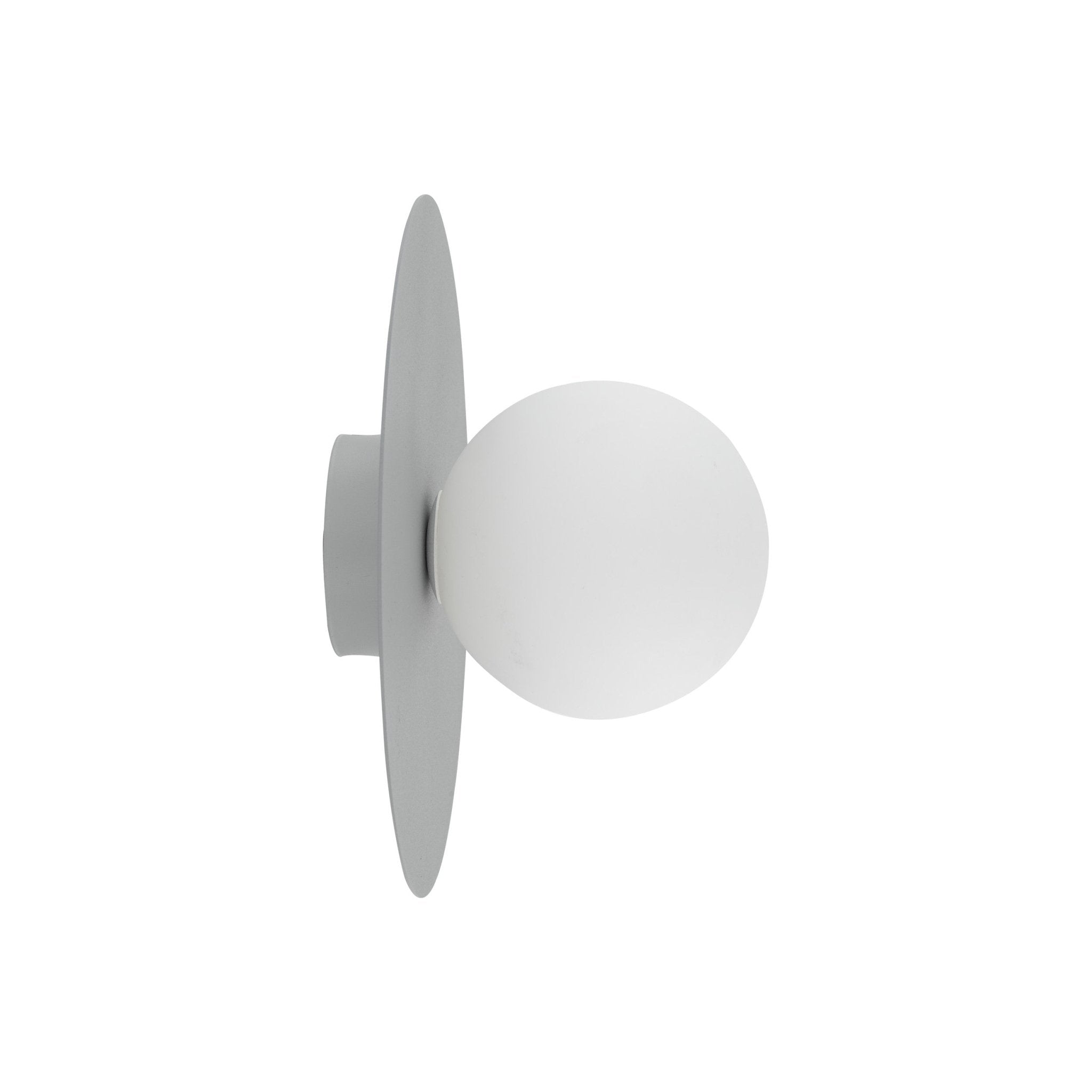 Applique Murale PIXI Scandinave | Éclairage Moderne Minimaliste en Verre et Métal - Les Trouvailles de JustineLumoCraftsGray