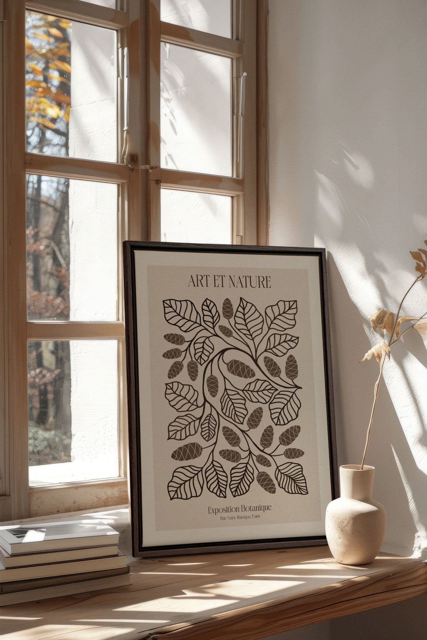 ART ET NATURE, Oeuvre sur toile étirée - Les Trouvailles de JustinecanvasOleka Canvas12x16Espresso