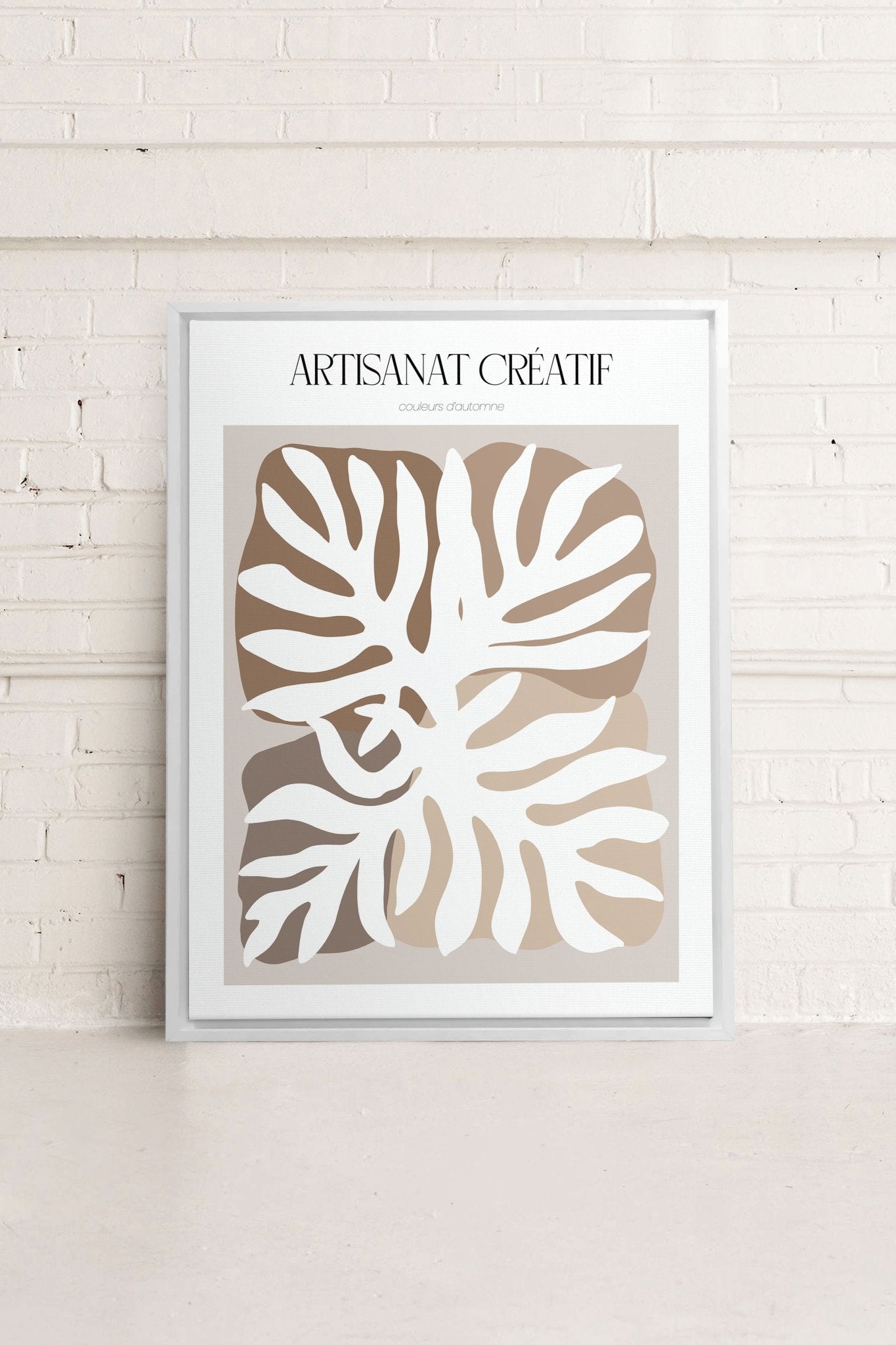 ARTISANAT CRÉATIF, Oeuvre sur toile étirée - Les Trouvailles de JustinecanvasOleka Canvas12x16Blanc