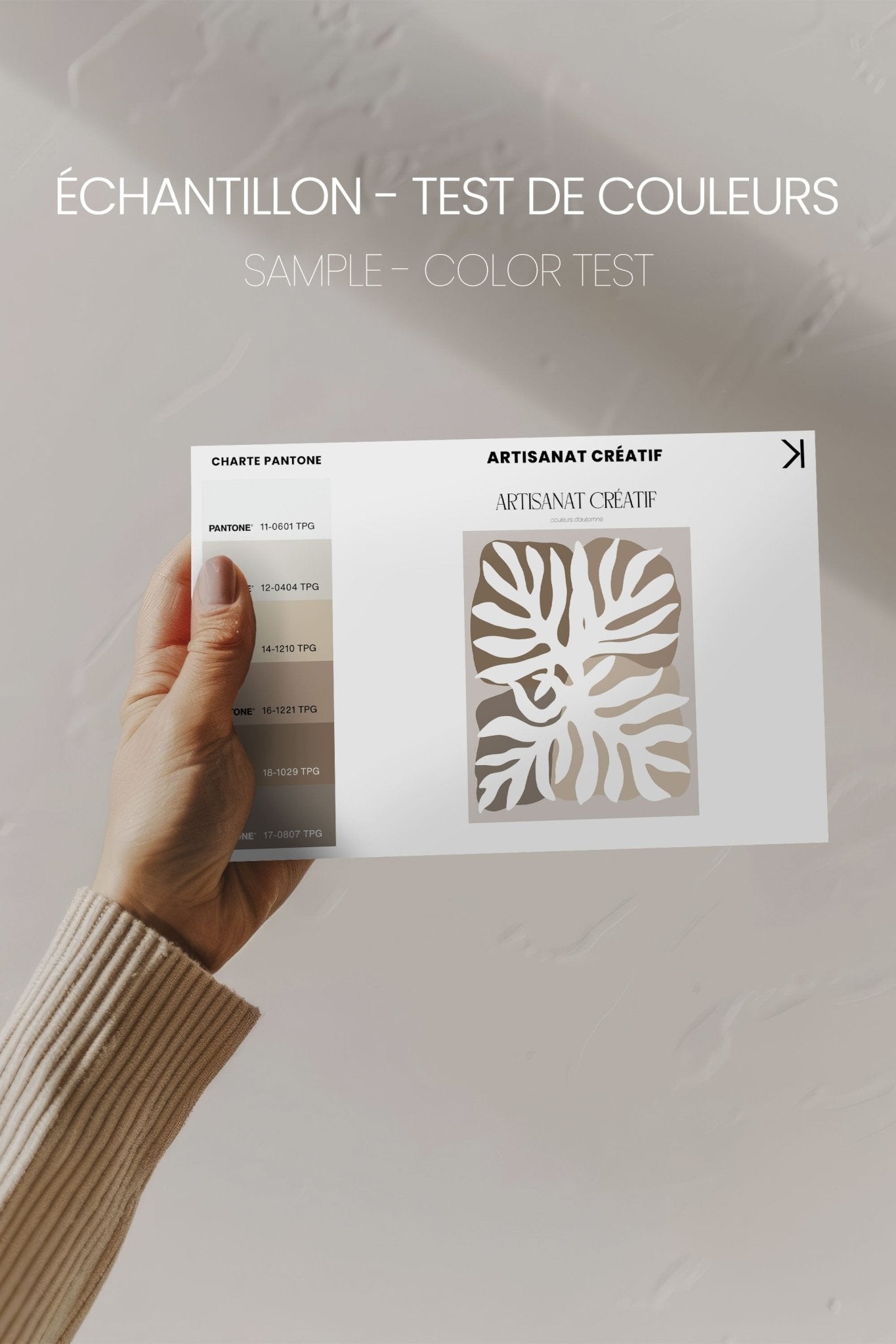 ARTISANAT CRÉATIF, Oeuvre sur toile étirée - Les Trouvailles de JustinecanvasOleka CanvasÉchantillon - Test de couleursSans Cadre - Monté Galerie